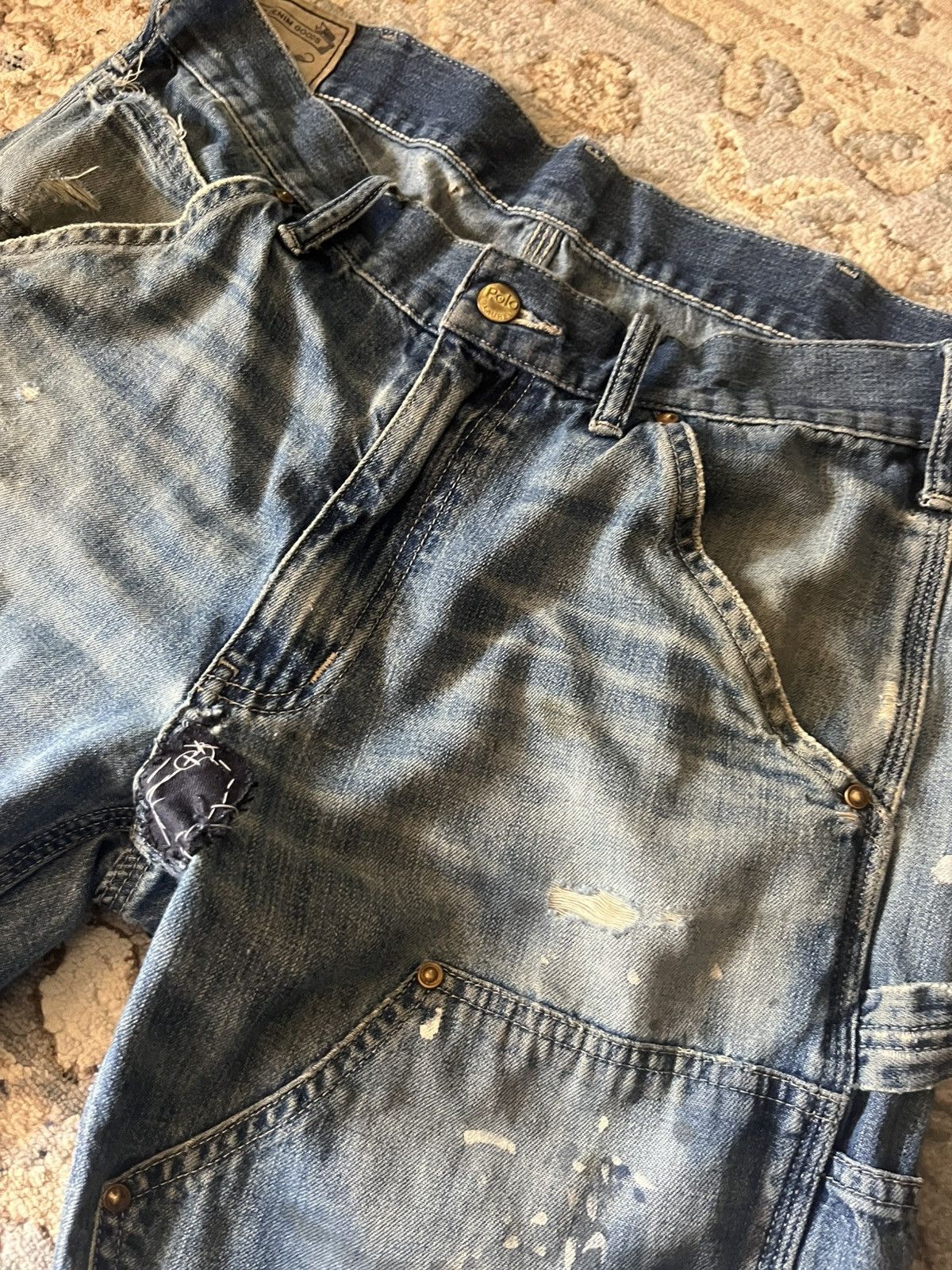 Polo Ralph Lauren RARE POLO DOUBLE KNEE CARPENTER PANTS 30x32 Size US 30 / EU 46 - 6 Thumbnail