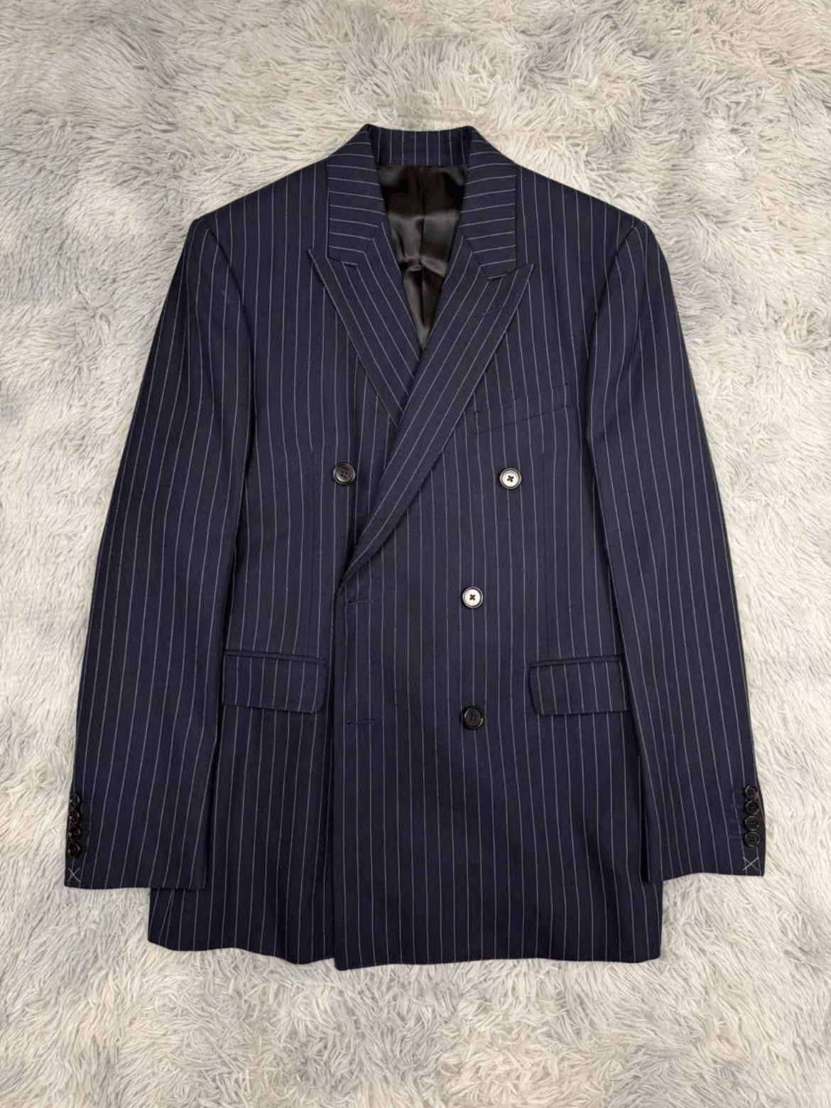 Celine Celine Sz 48 Celine 23AW Wiltern Stripe Jacket-2506 Size US M / EU 48-50 / 2 - 1 Thumbnail
