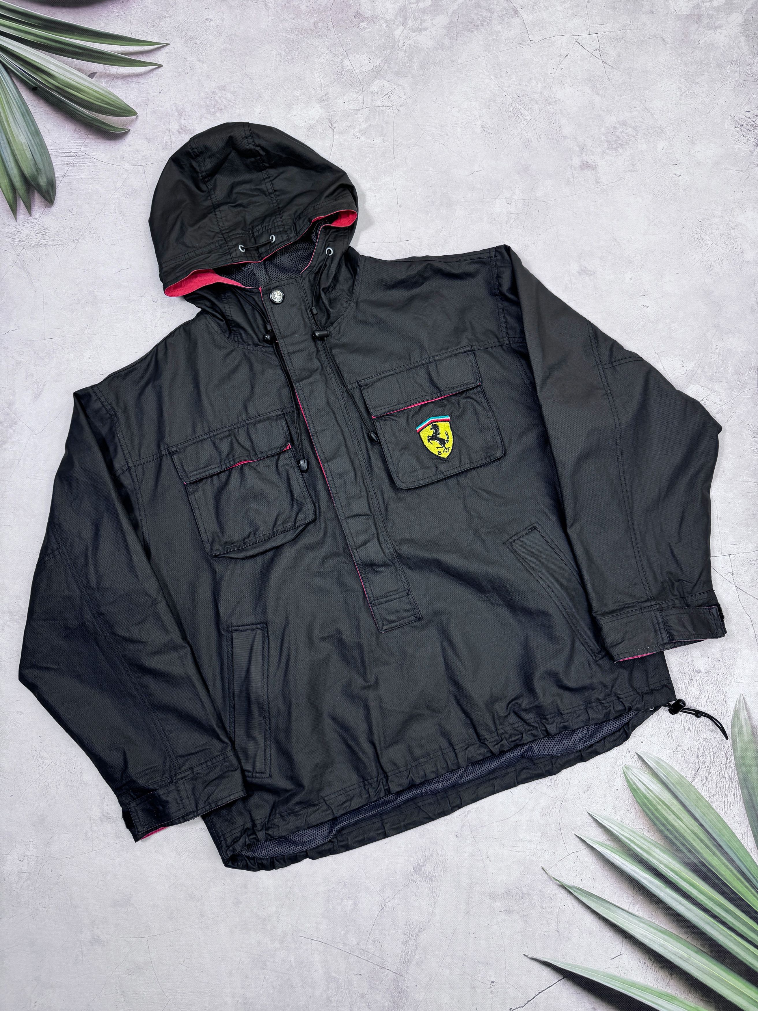 Ferrari × Formula 1 × Vintage Vintage Ferrari Racing Jacket Anorak 3/4 zip Size US XL / EU 56 / 4 - 3 Thumbnail