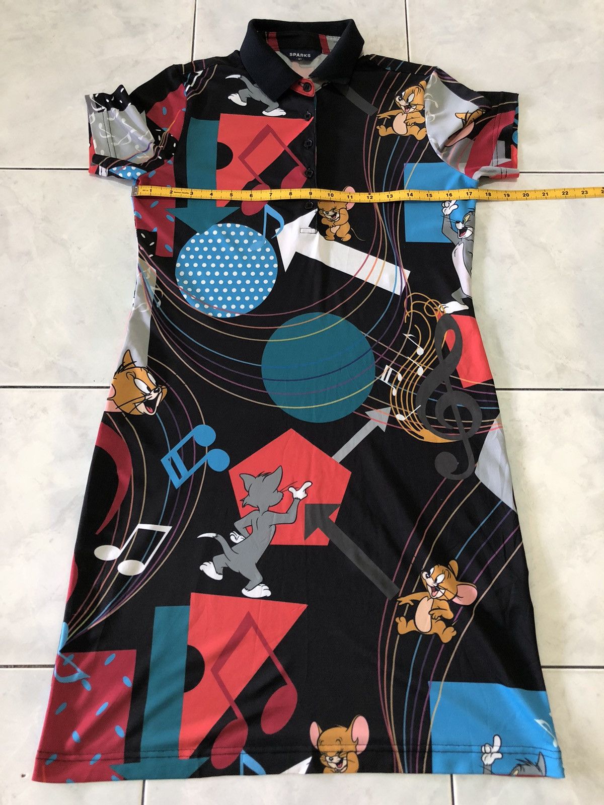 Japanese Brand Sparks Japan Tom and Jerry Cartoon Disney All Over Print Size XXL / US 16-18 / IT 52-54 - 18 Thumbnail