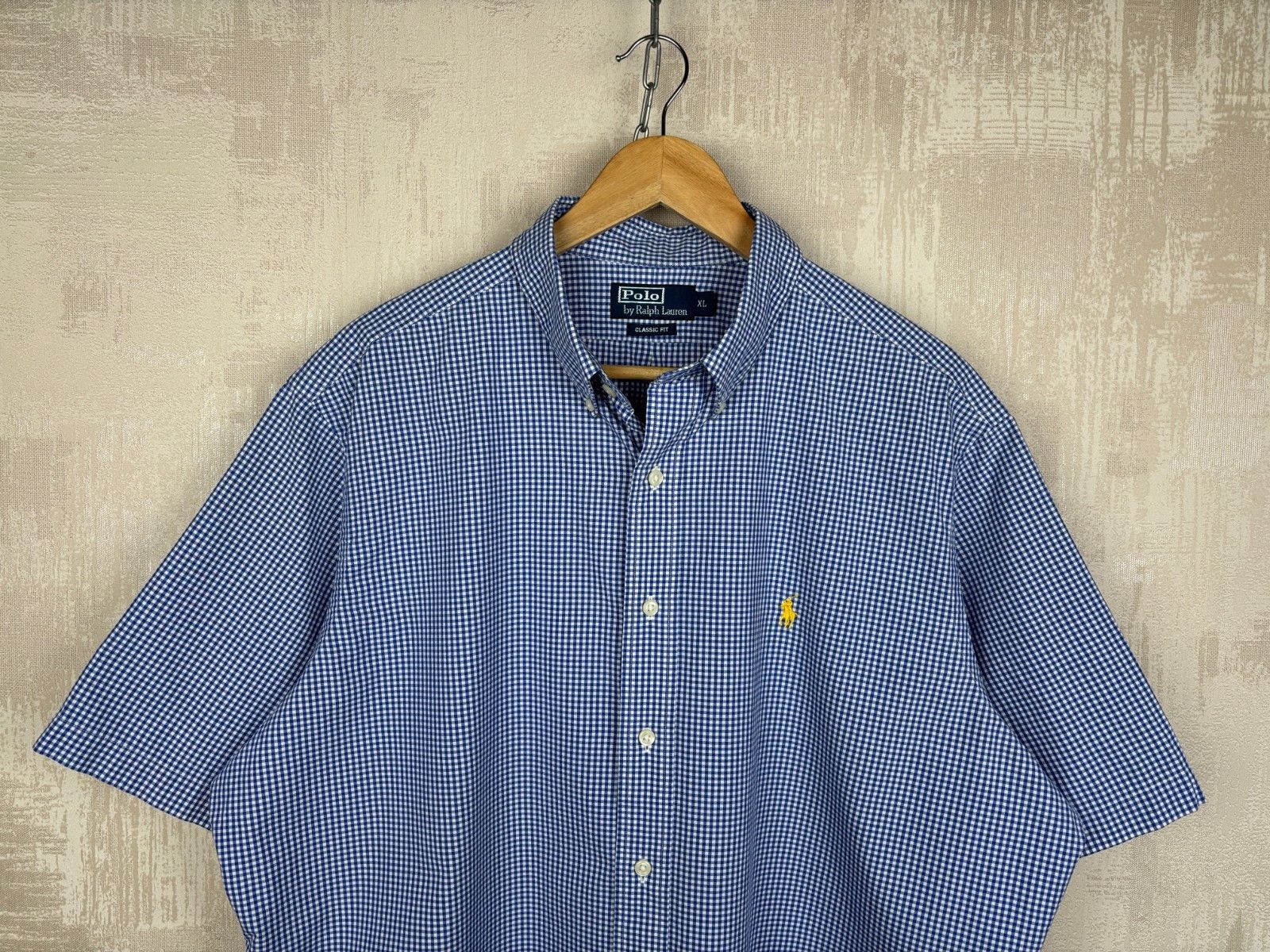 Polo Ralph Lauren Polo by Ralph Lauren Vintage Check Short Sleeve Shirt Size US XL / EU 56 / 4 - 4 Thumbnail