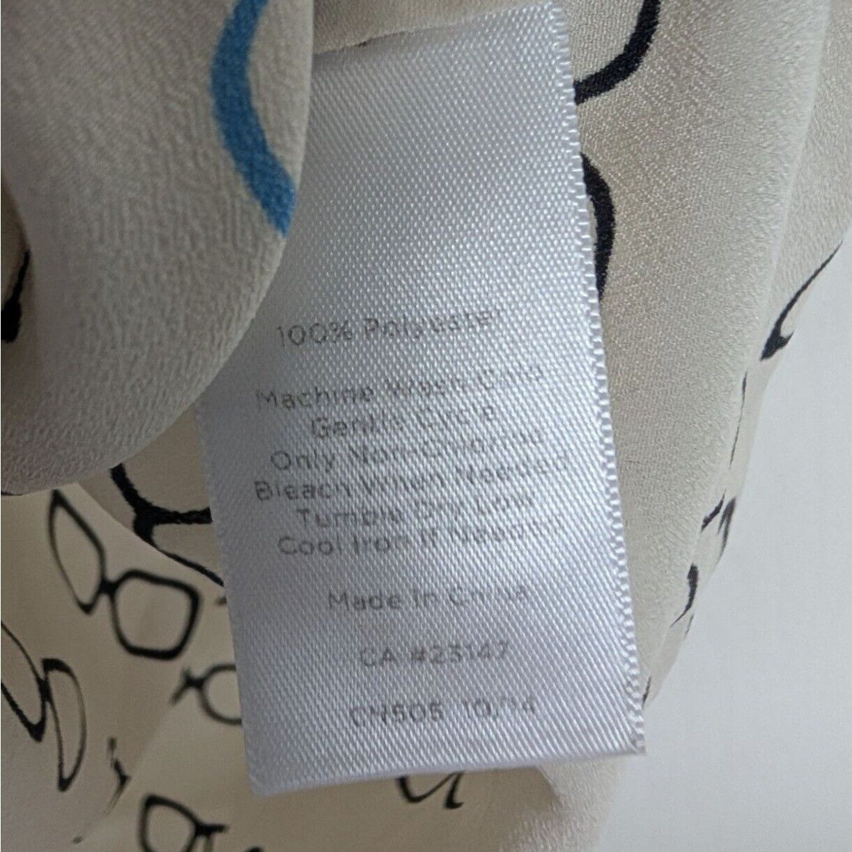 Talbots Talbots Sunglass Nantucket Top Womens Size XL White Novelty Size XL / US 12-14 / IT 48-50 - 4 Thumbnail