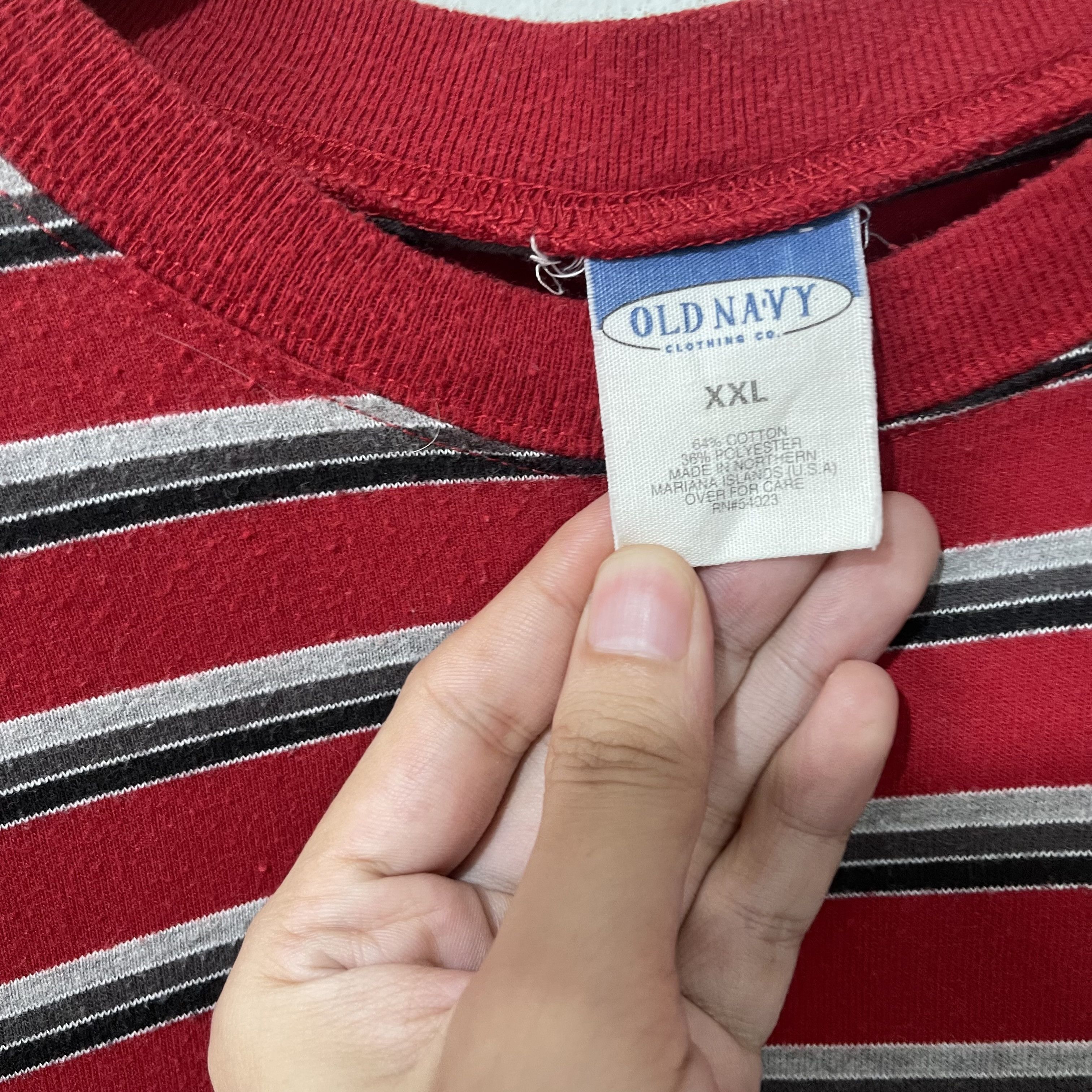 Vintage Vintage Striped Shirt Size US XXL / EU 58 / 5 - 4 Thumbnail