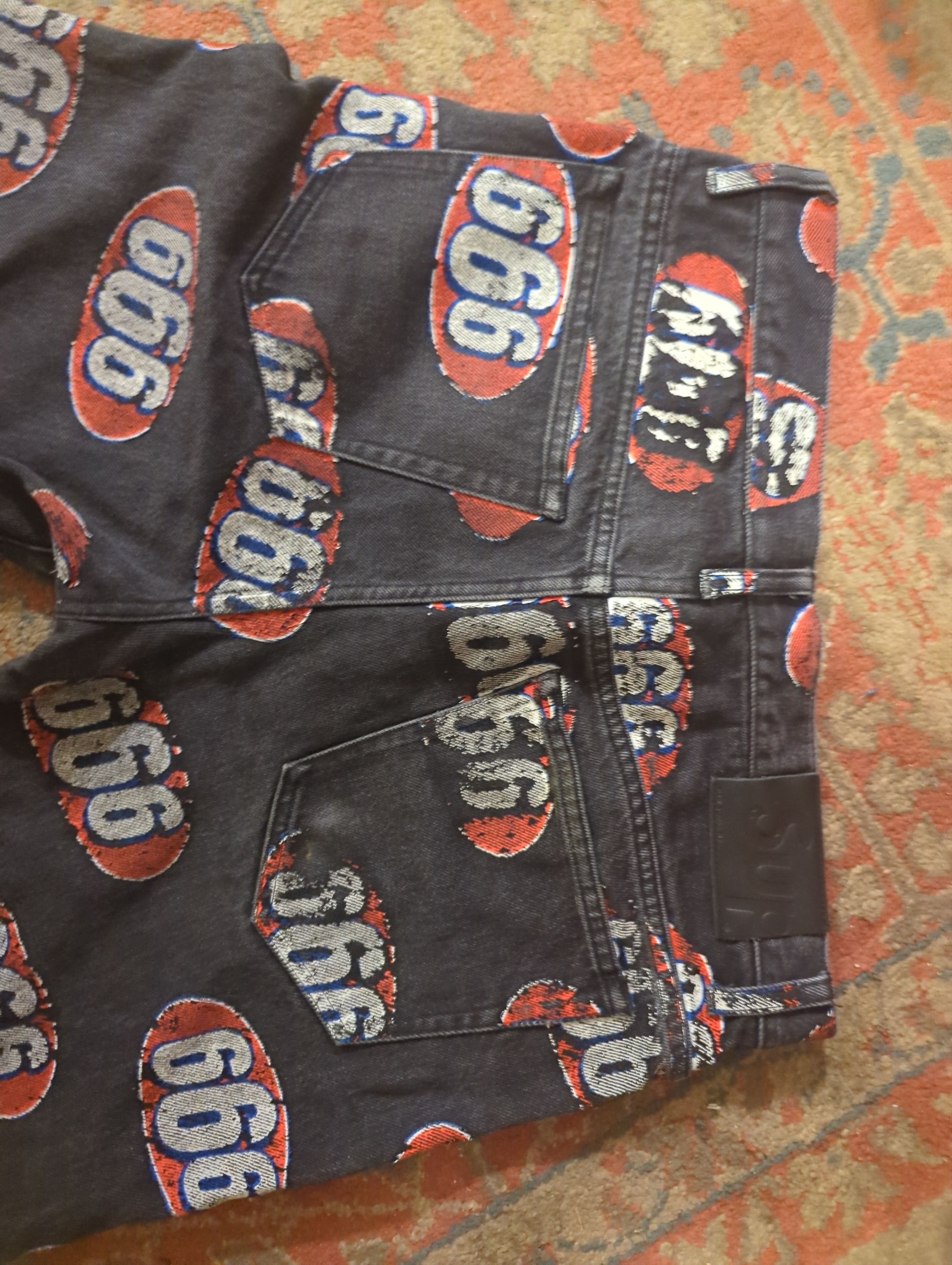 Supreme 666 Denim Pants 2017 Size US 30 / EU 46 - 5 Thumbnail