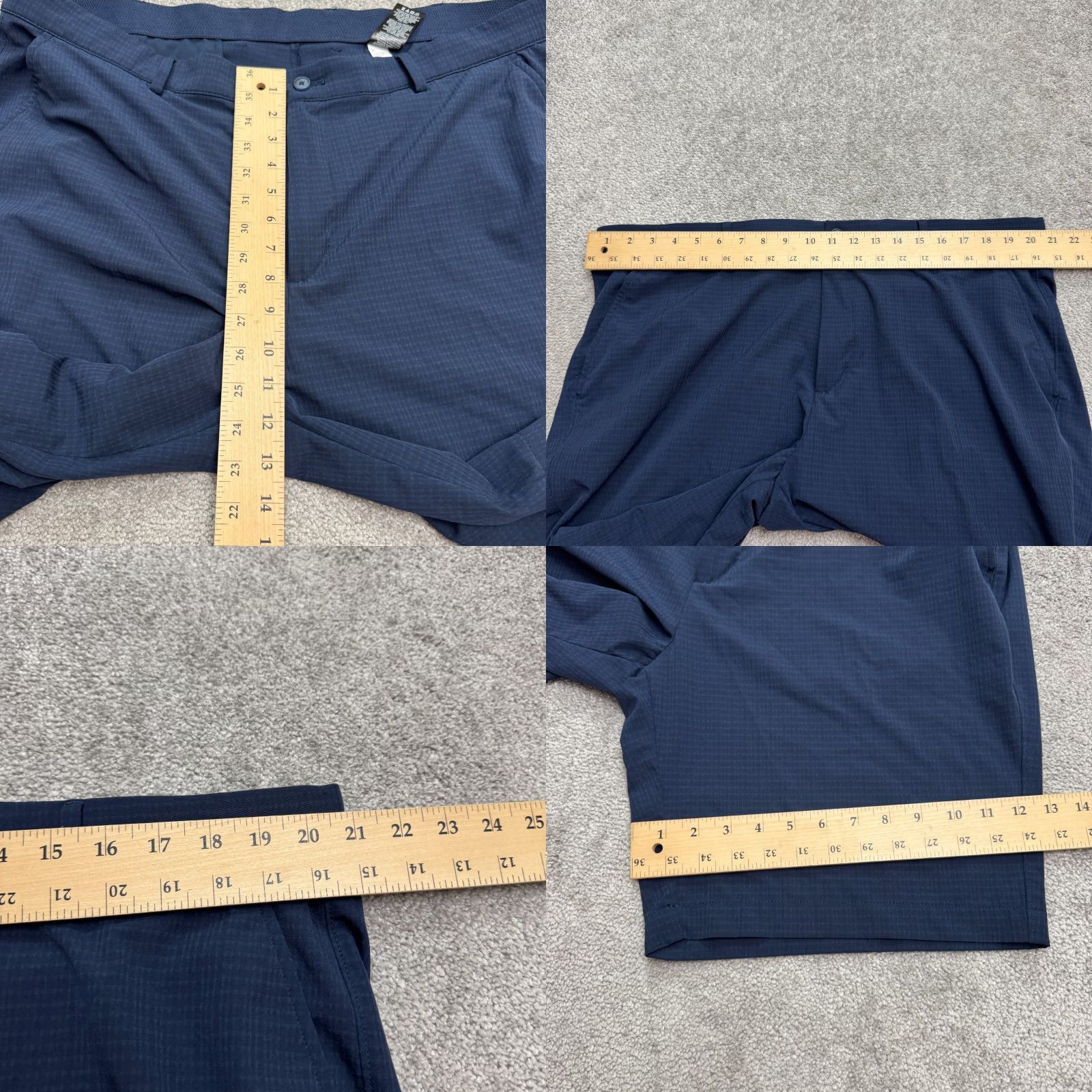 Vintage Greg Norman Performance Golf Shorts Mens 40 Navy Blue Flat Front Pockets Preppy Size US 40 / EU 56 - 8 Thumbnail