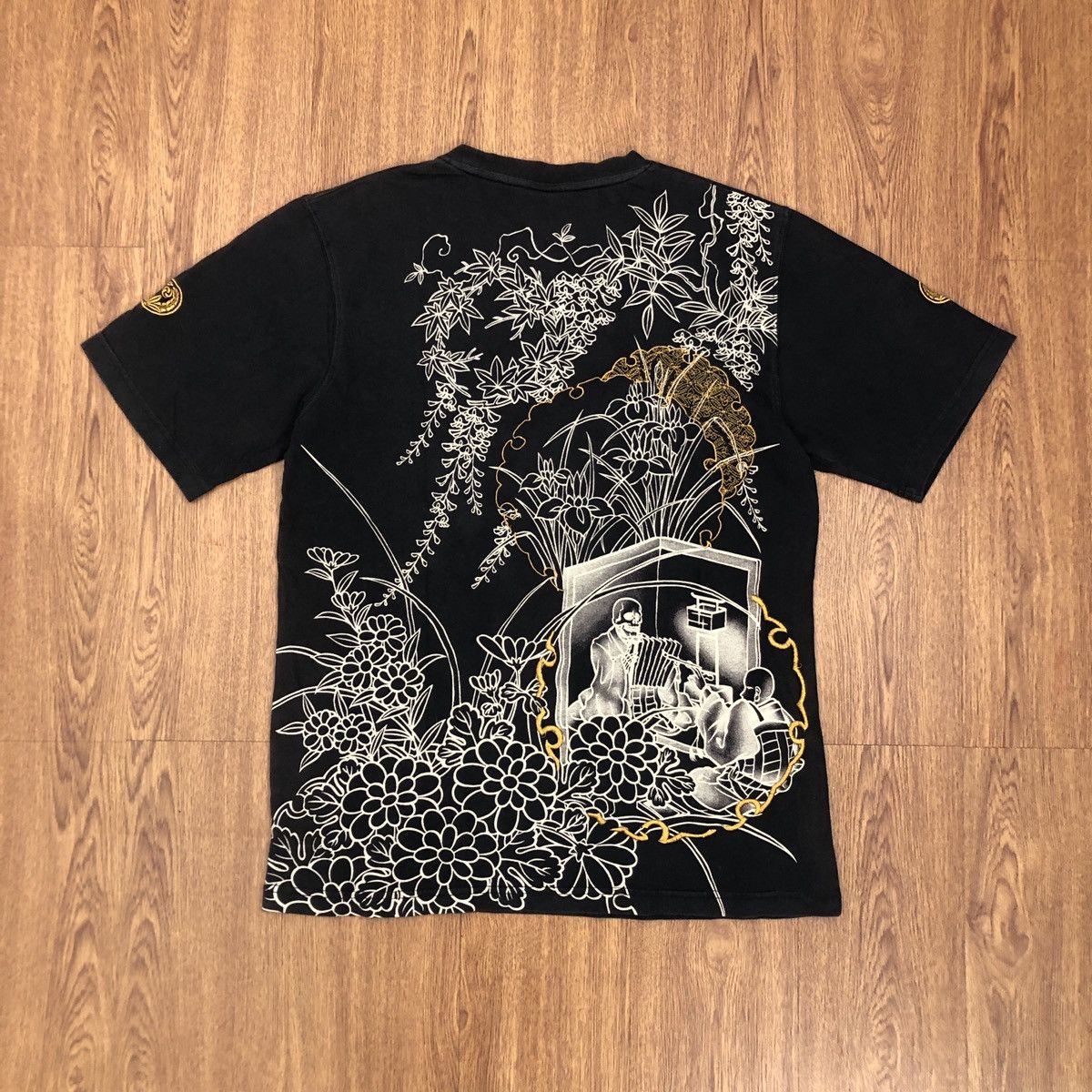 Bullet Noise × Japanese Brand Sukajan Skull japanese traditional t-shirt Size US M / EU 48-50 / 2 - 1 Thumbnail