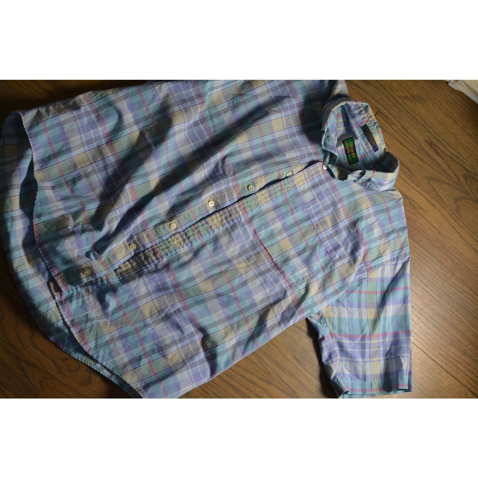 Colours Vintage Colours by Alexander Julian Plaid Shirt - Men's Size US L / EU 52-54 / 3 - 1 Thumbnail