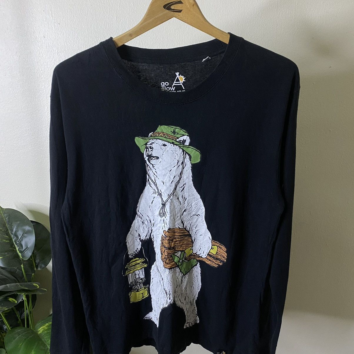 go slow caravan Go Slow Caravan Bear LS Tee Size US M / EU 48-50 / 2 - 2 Thumbnail