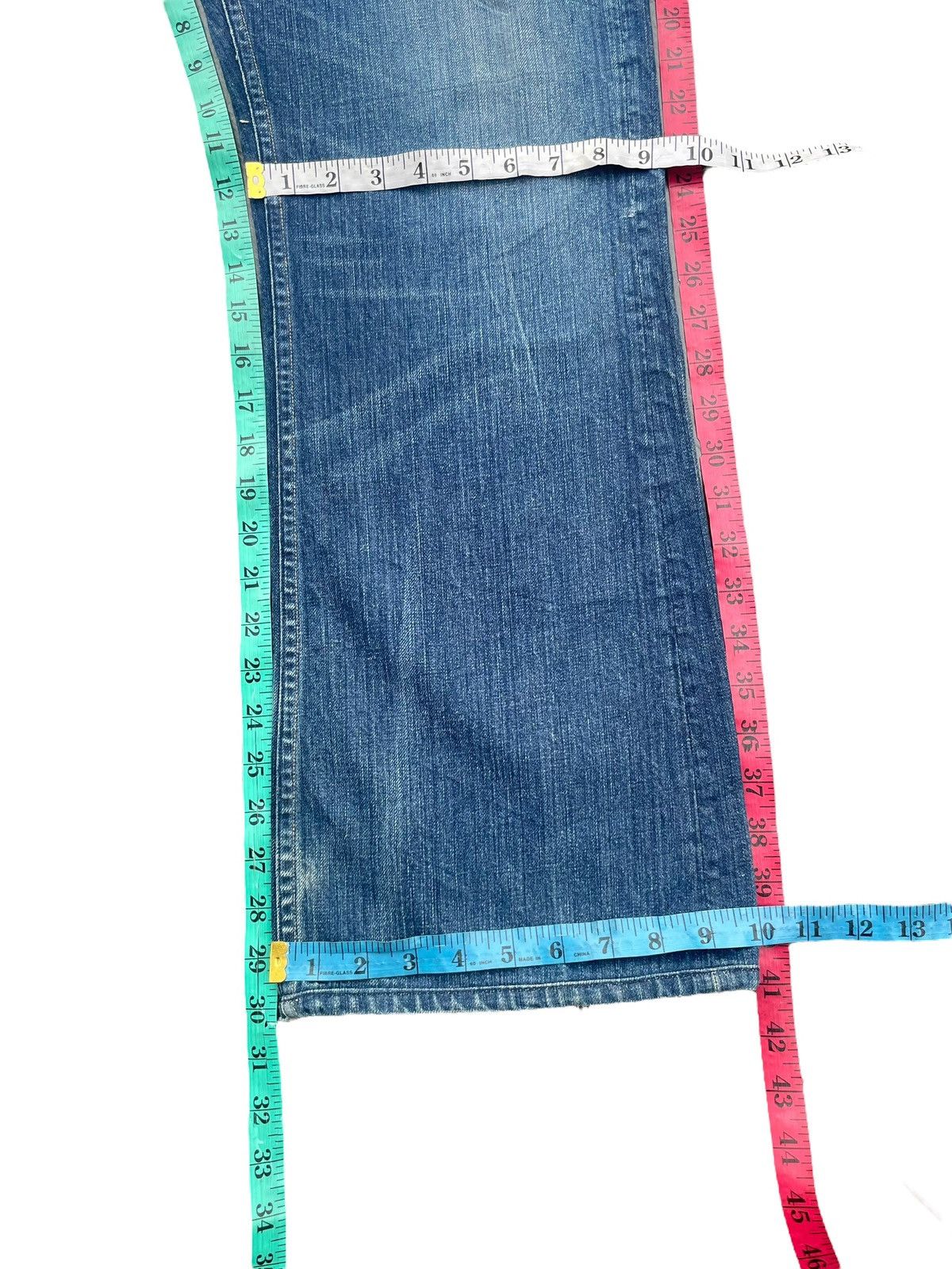 Earnest Sewn Earnest Sewn Flare Distresed Jeans Size US 35 - 14 Thumbnail
