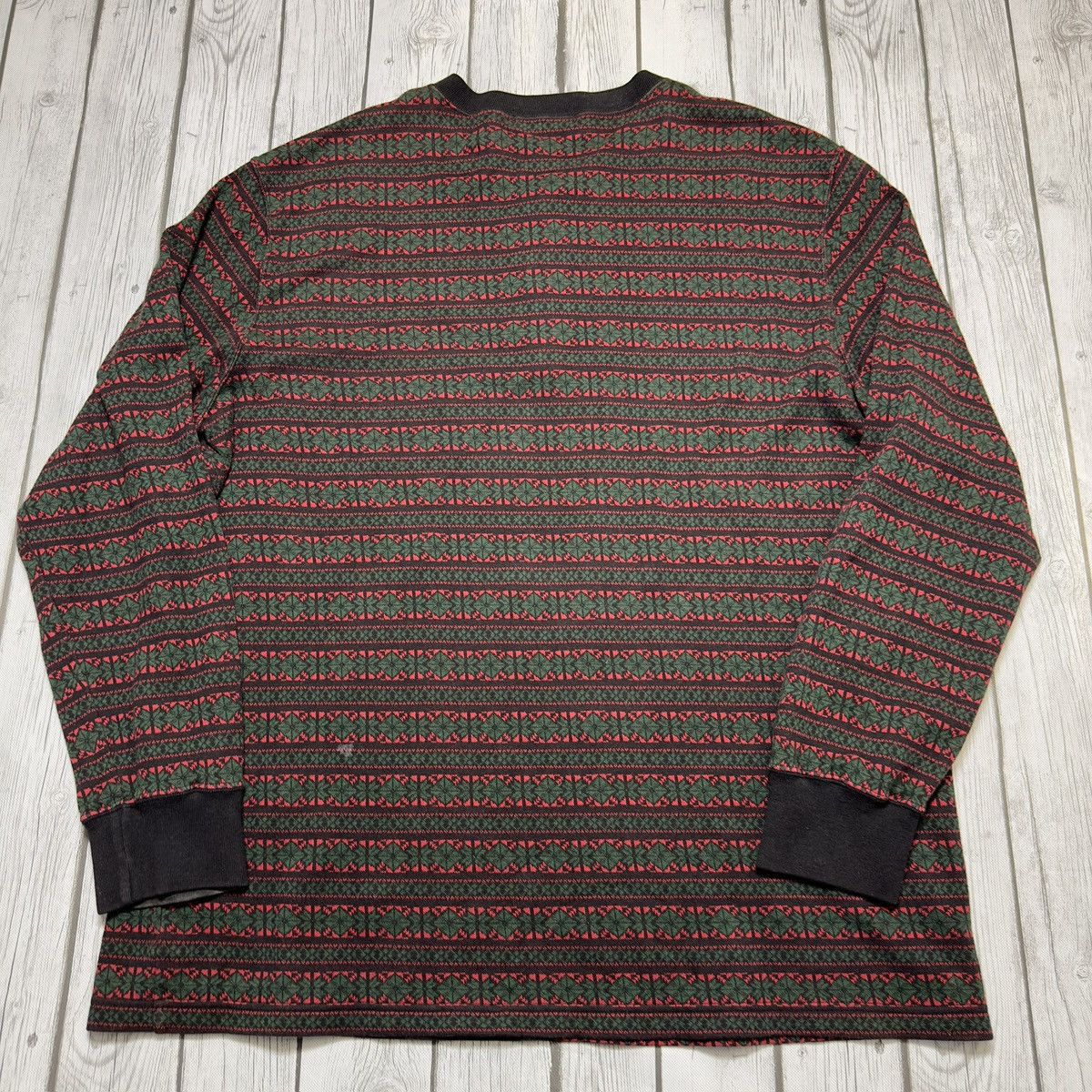 Polo Ralph Lauren × Vintage Vintage Polo long sleeve henley shirt Size US XL / EU 56 / 4 - 2 Thumbnail