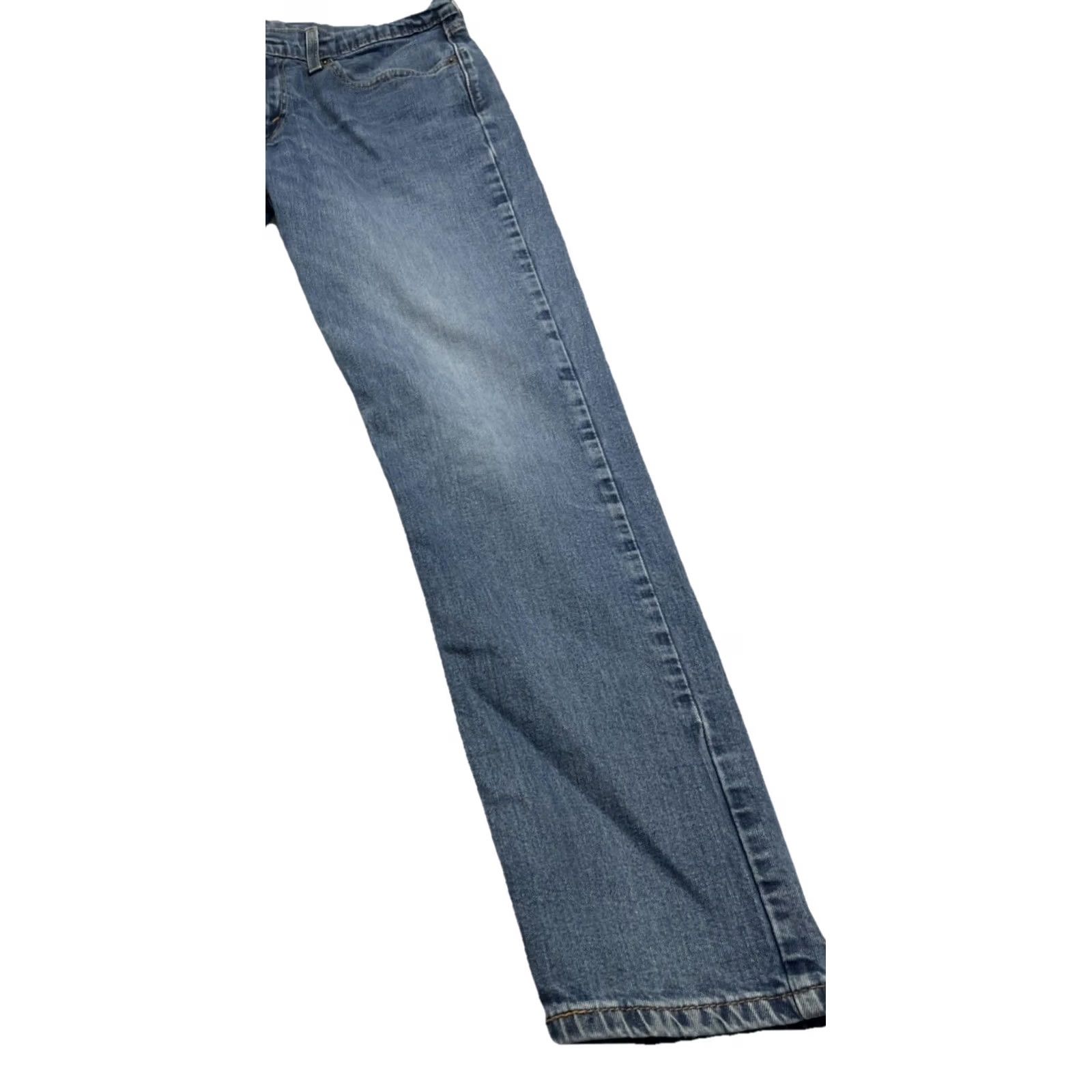 Levi's Levi’s 514 Jeans Men 30x29 Blue Medium Wash Straight Fit Denim Classic Rise Mid Zip Button Size US 30 / EU 46 - 5 Thumbnail