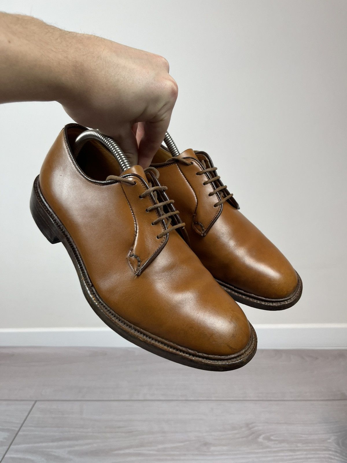 Tricker's Tricker’s England Vintage Leather Derby Shoes Boots 26.5cm Size US 8.5 / EU 41-42 - 2 Thumbnail