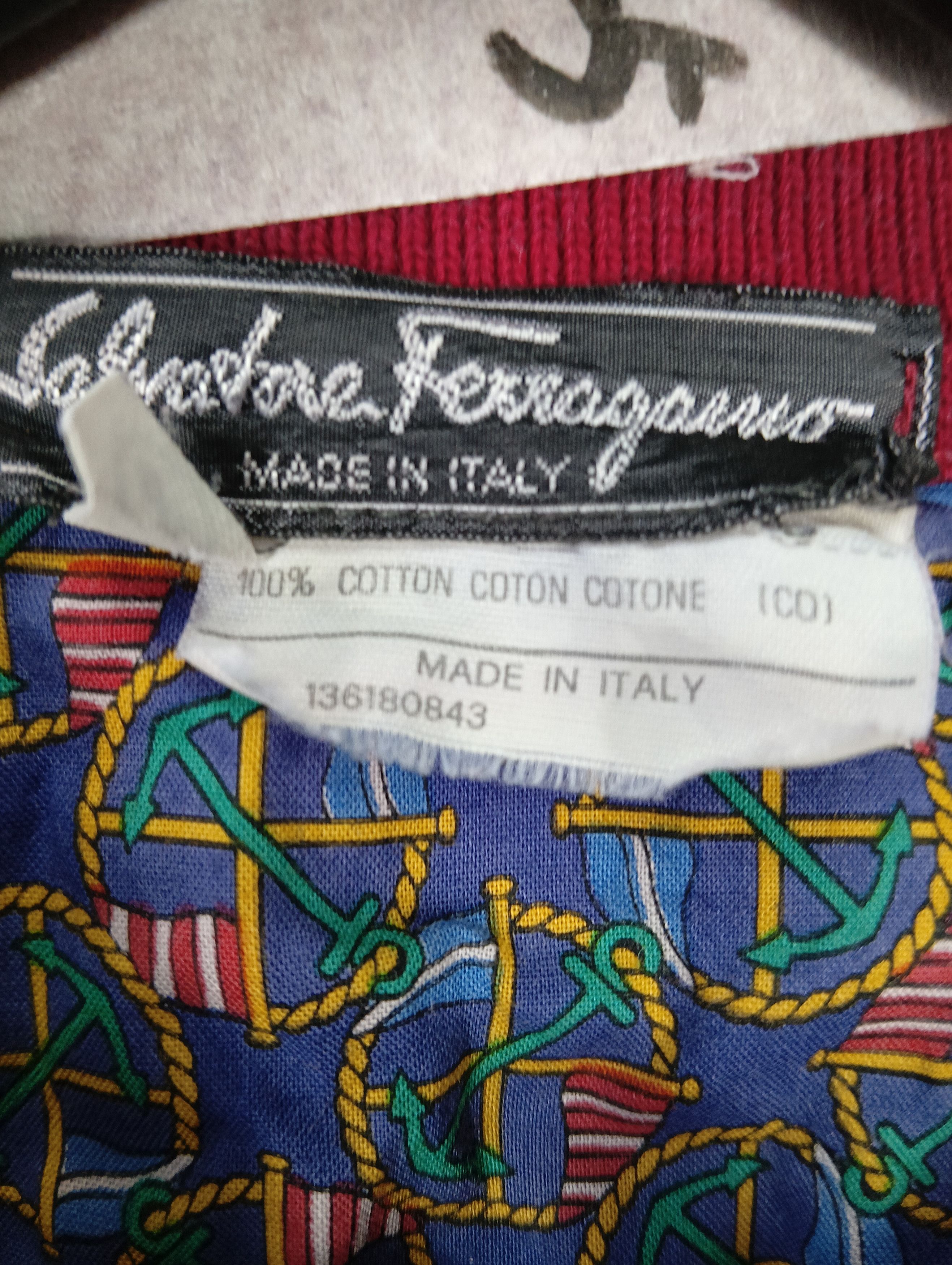 Salvatore Ferragamo vintage selvatore button rare distressed Size US S / EU 44-46 / 1 - 5 Thumbnail