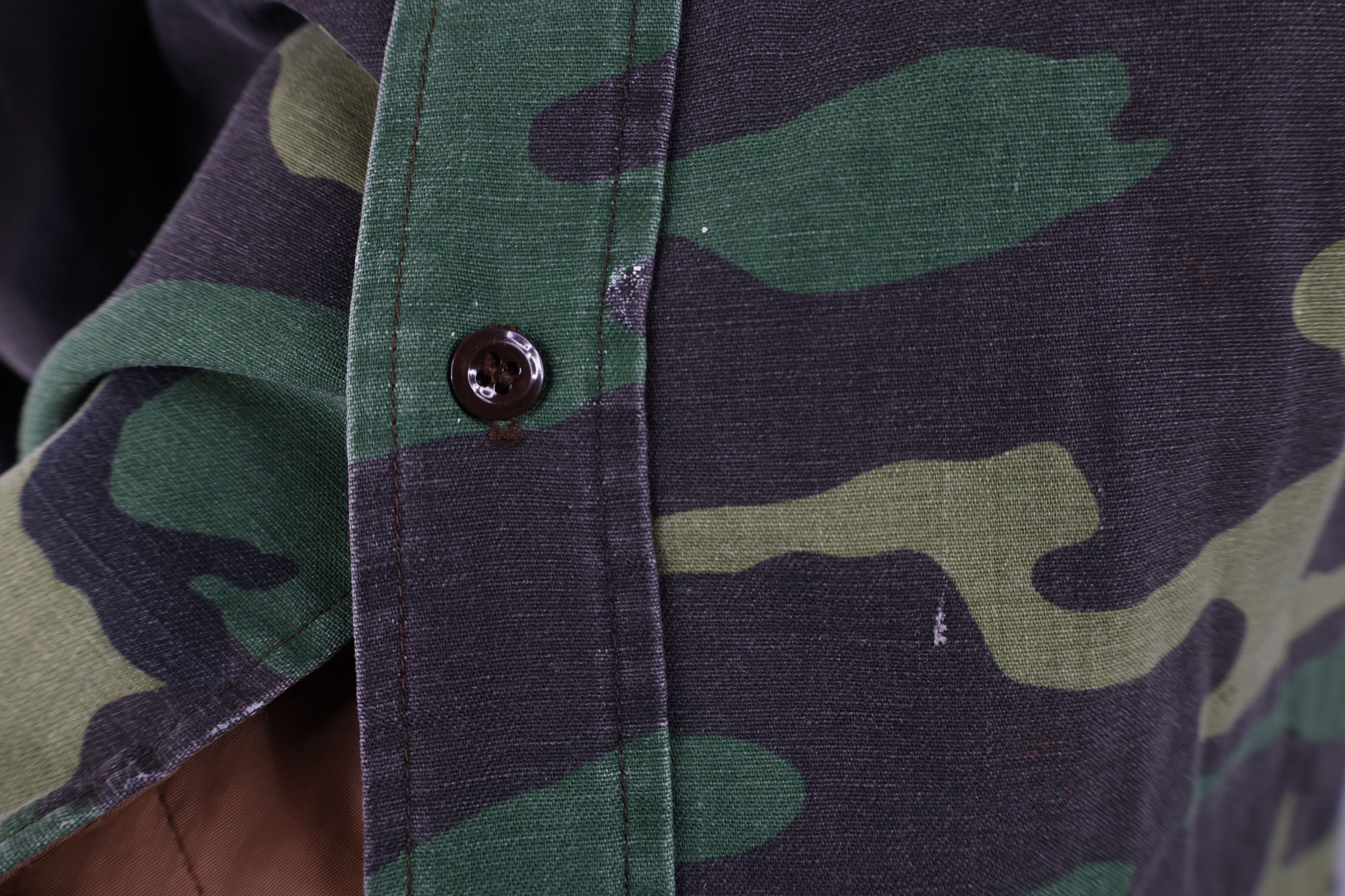 Vintage Vintage 70s Streetwear Quilted Camouflage Shirt Jacket USA Size US L / EU 52-54 / 3 - 9 Thumbnail