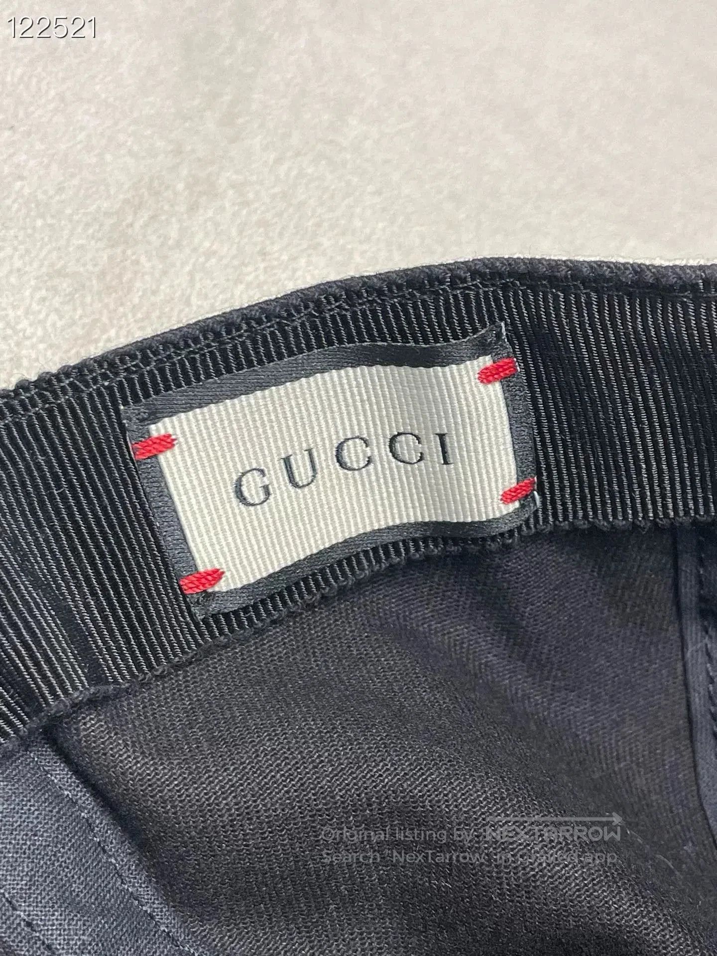 Gucci Gucci Runway Black Baseball Cap L. Size ONE SIZE - 5 Thumbnail