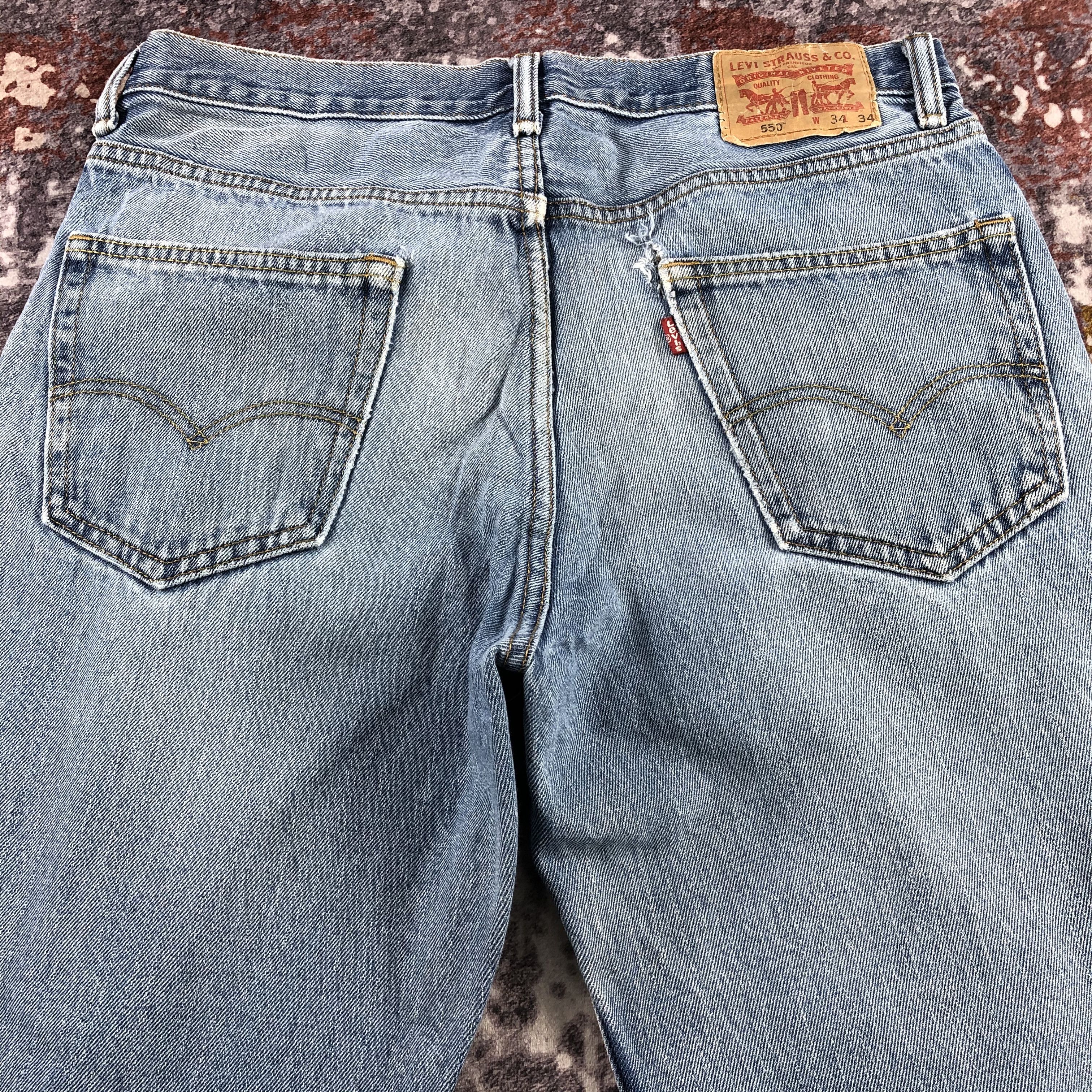 Levi's × Vintage Vintage Blue Wash Levis 550 Jeans-JM3146 Size US 34 / EU 50 - 5 Thumbnail
