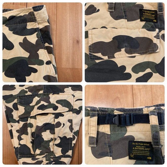Bape BAPE Cargo Shorts 1st camo yellow a bathing ape NIGO ★size S Size US 30 / EU 46 - 5 Thumbnail