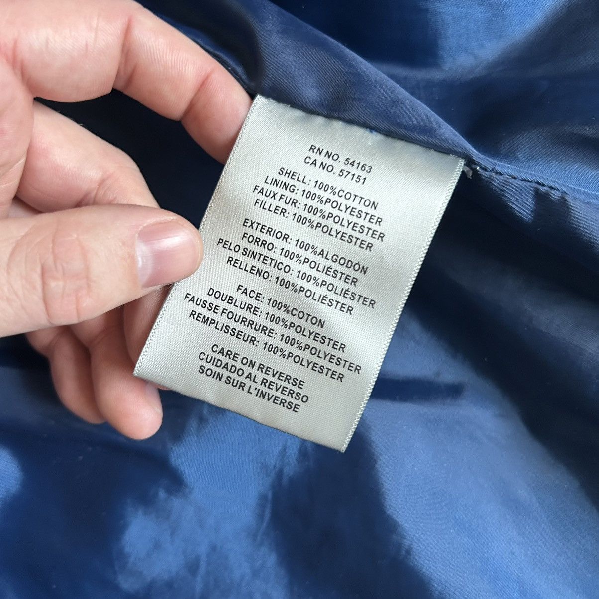 Levi's QUiLTED iNDiGO NATURAL WHiTE SHERPA LiNED TANKER JACKET ZiP Size XS / US 0-2 / IT 36-38 - 6 Thumbnail