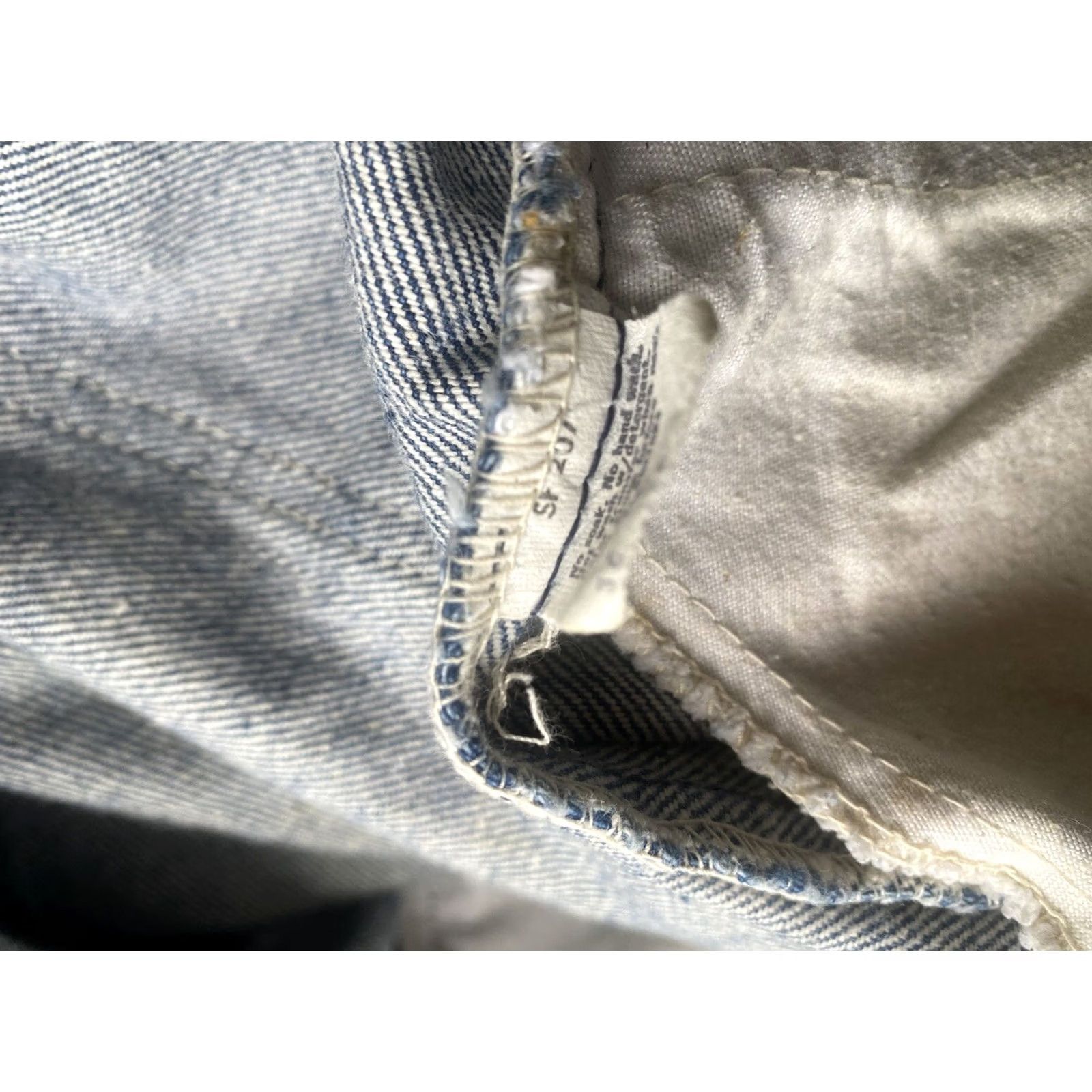 Levi's VINTAGE Levi's 575 Orange Tab Jeans Men's 36x32 Distressed Bootcut Denim Blue 80s Mens Size US 36 / EU 52 - 5 Thumbnail