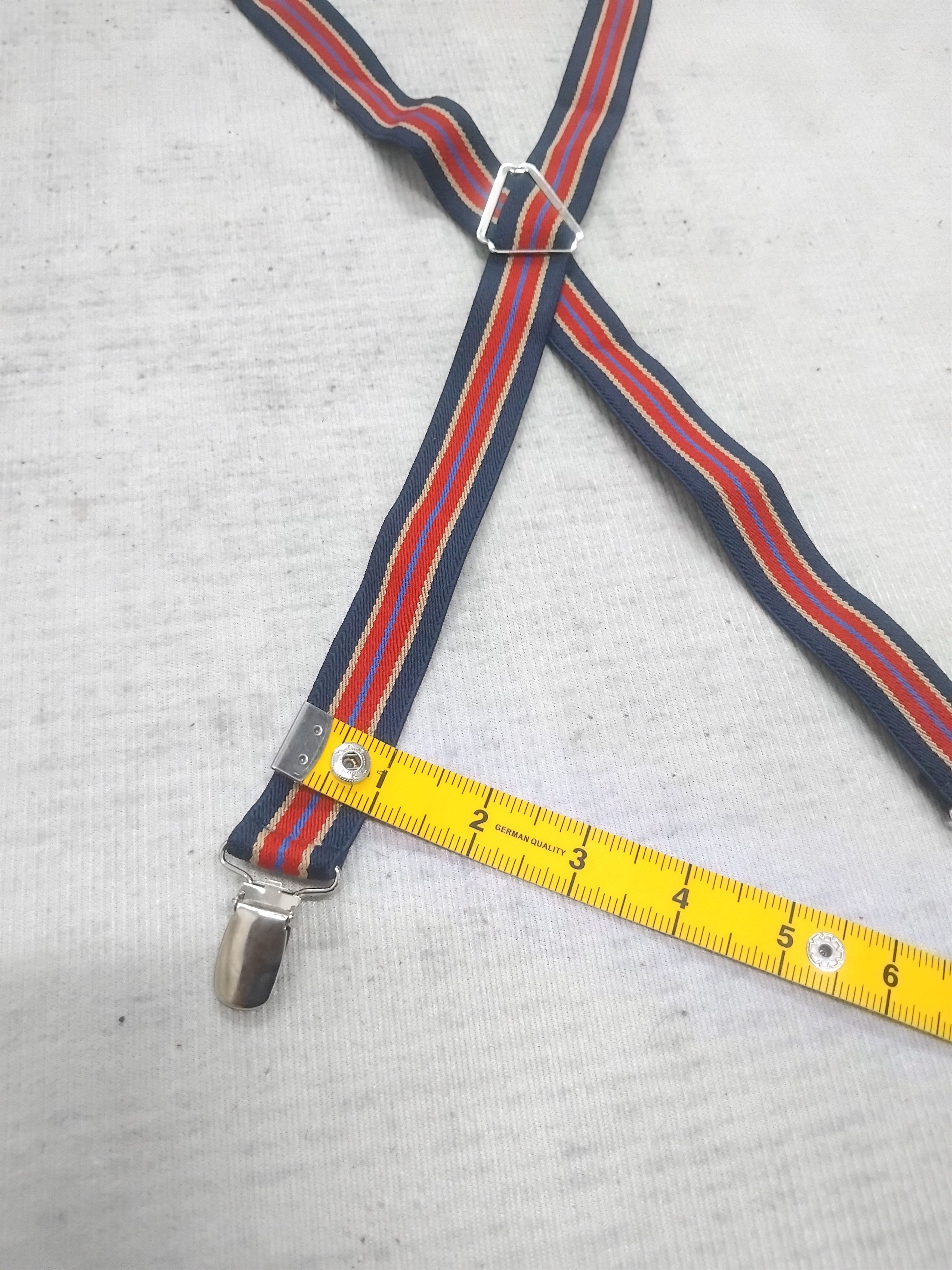 Japanese Brand Stripe streetwear Suspender Size ONE SIZE - 3 Thumbnail