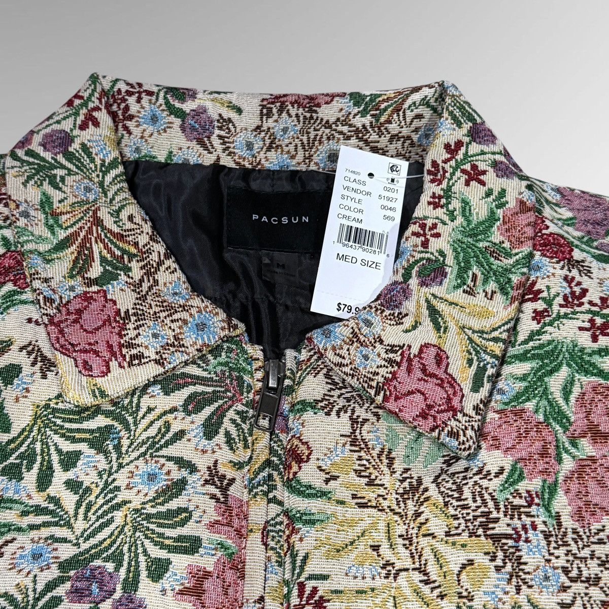 Pacsun PacSun Floral Tapestry Jacket Size US M / EU 48-50 / 2 - 3 Thumbnail