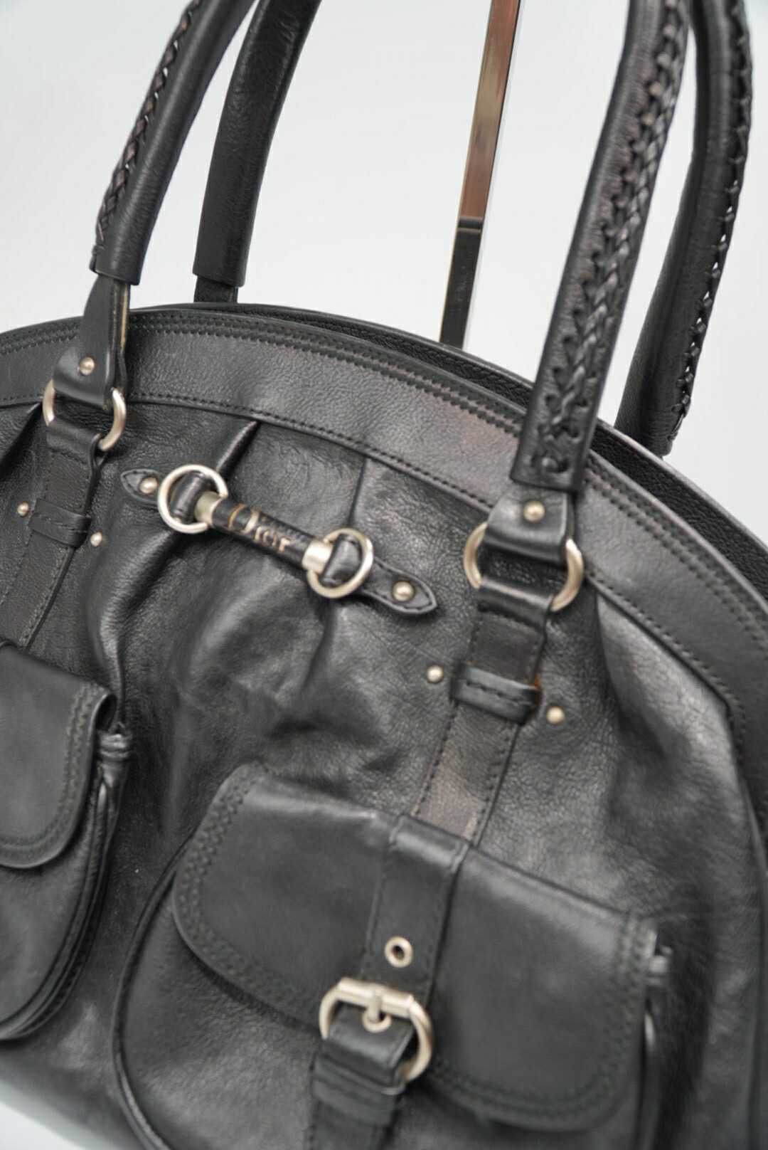 Dior Christian Dior Black "My Dior" Frame Pocket Satchel Bag Size ONE SIZE - 6 Thumbnail