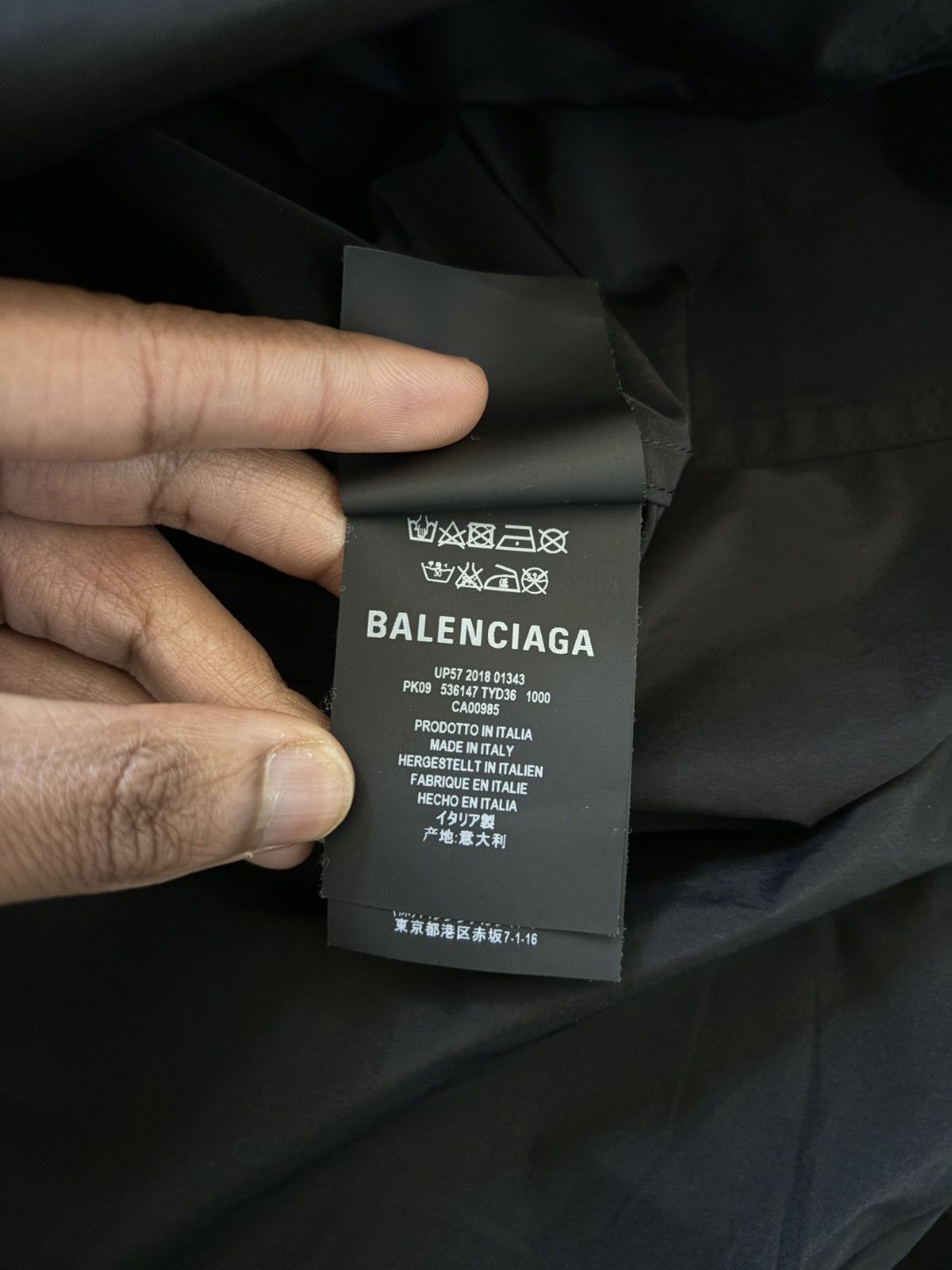 Balenciaga Balenciaga Nylon Windbreaker Jacket Size US S / EU 44-46 / 1 - 8 Thumbnail