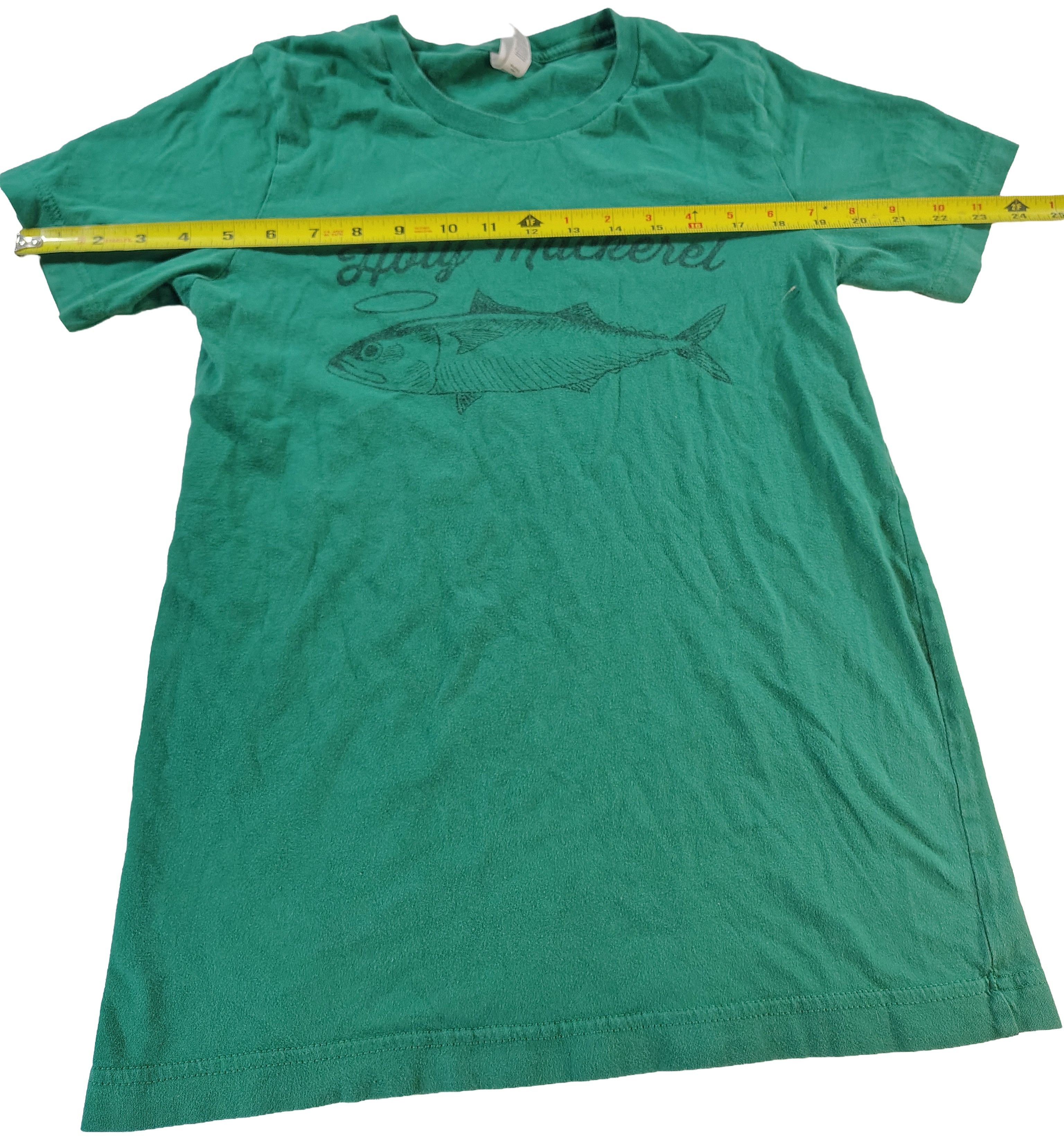 Other Men's Small "Holy Mackerel" Bella + Canvas Graphic T-Shirt Size US S / EU 44-46 / 1 - 3 Thumbnail