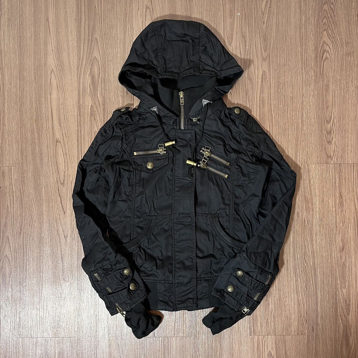 Hysteric Glamour Layla Rose japan multizipper bondage punk skinny jacket Size US M / EU 48-50 / 2 - 1 Thumbnail