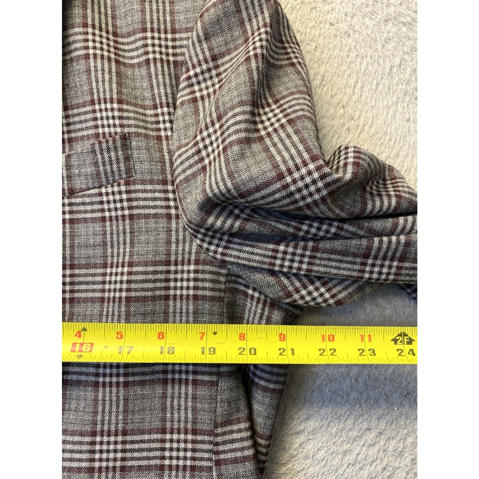 Murano Murano Rugby Blazer Jacket Polo Tweeted Glen Plaid 42R 135-8 Size US L / EU 52-54 / 3 - 5 Thumbnail