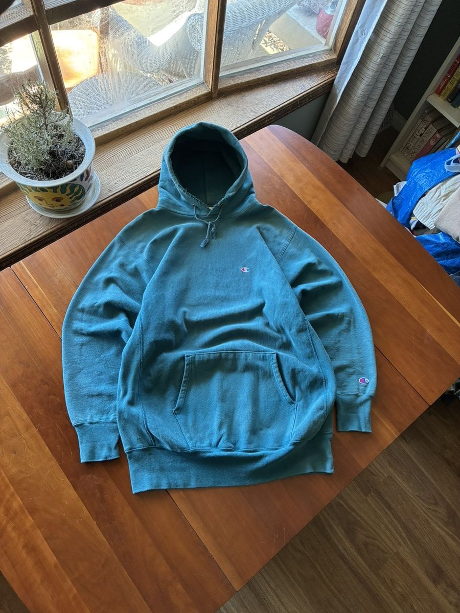 Vintage faded 90s Champion Reverse Weave hoodie