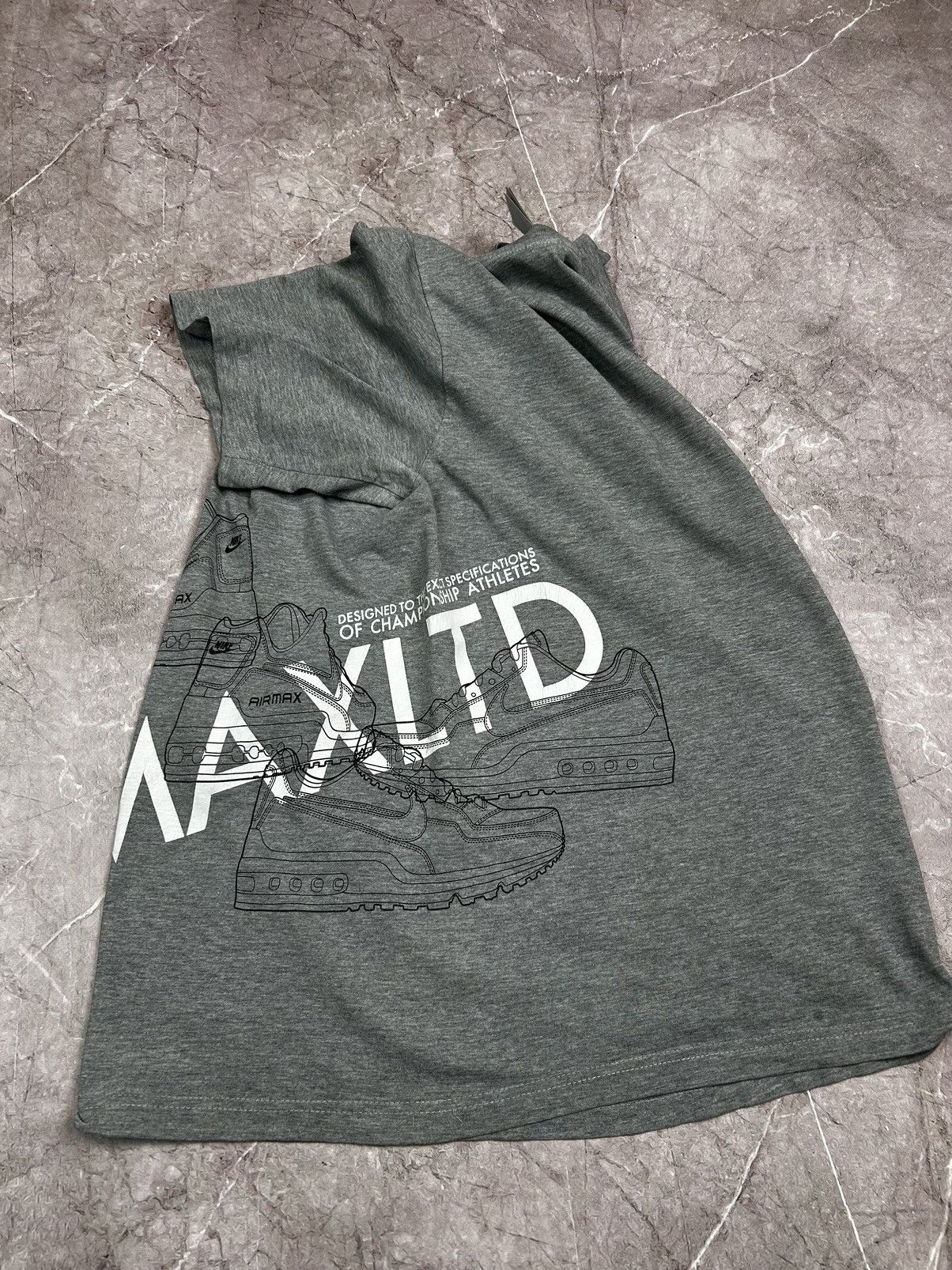 Nike × Vintage Nike Air Max Air max Big logo T-shirt Size US M / EU 48-50 / 2 - 6 Thumbnail