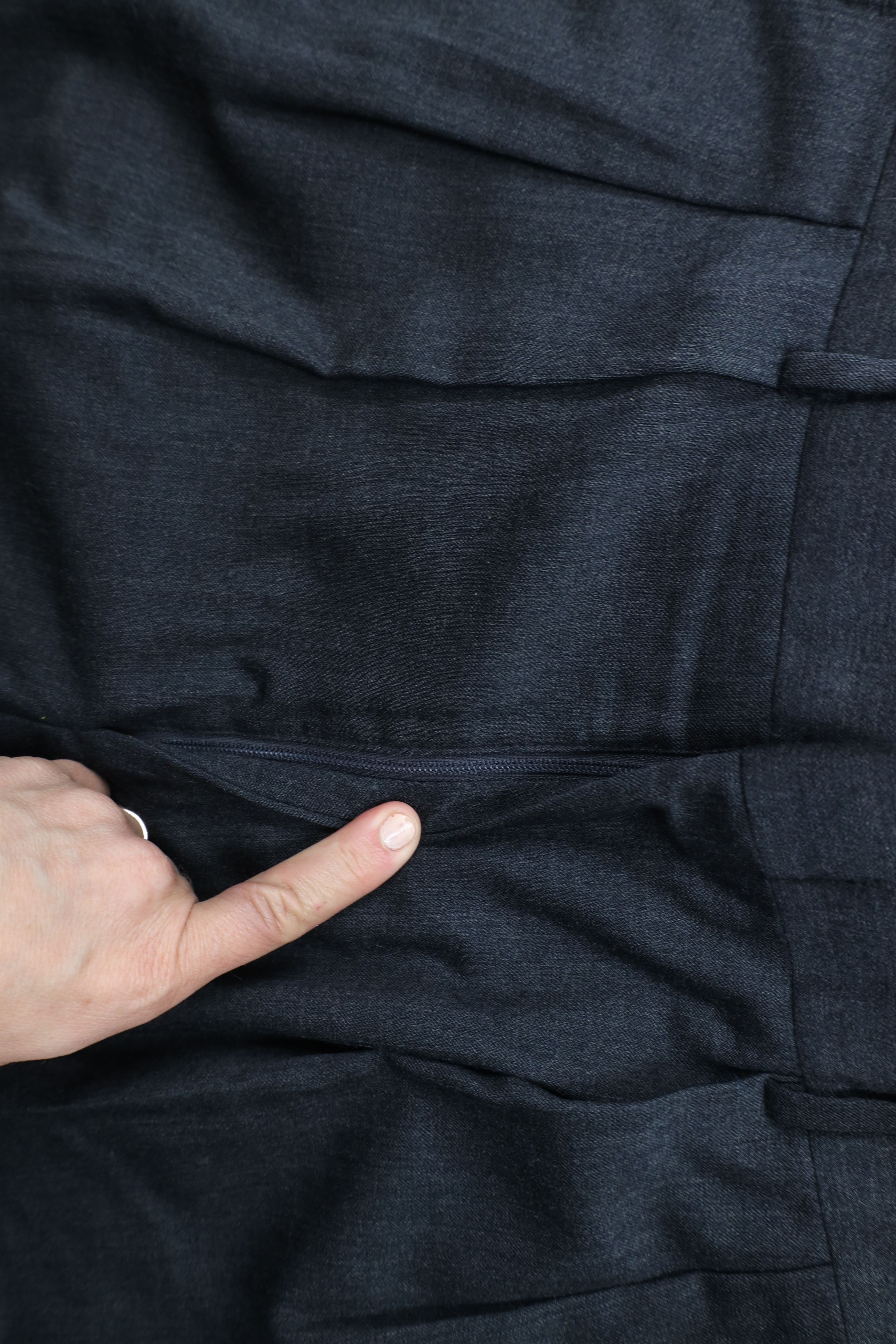 Vintage Vintage 90s Streetwear Pleated Wide Leg Chino Pants Gray USA Size US 34 / EU 50 - 5 Thumbnail