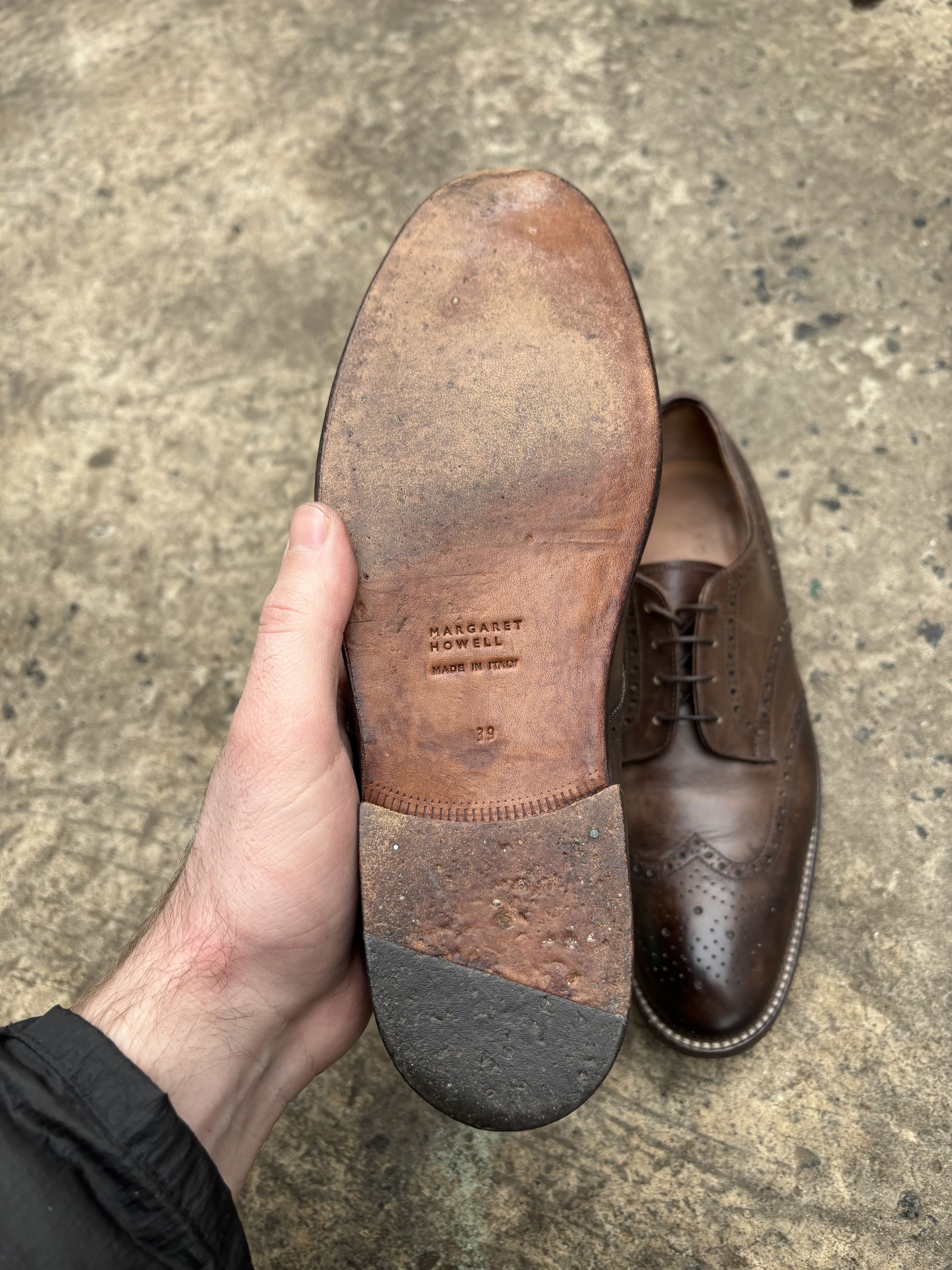 Margaret Howell RRP£650.00 Margaret Howell Chestnut Brogue Shoes Size US 8 / IT 38 - 5 Thumbnail