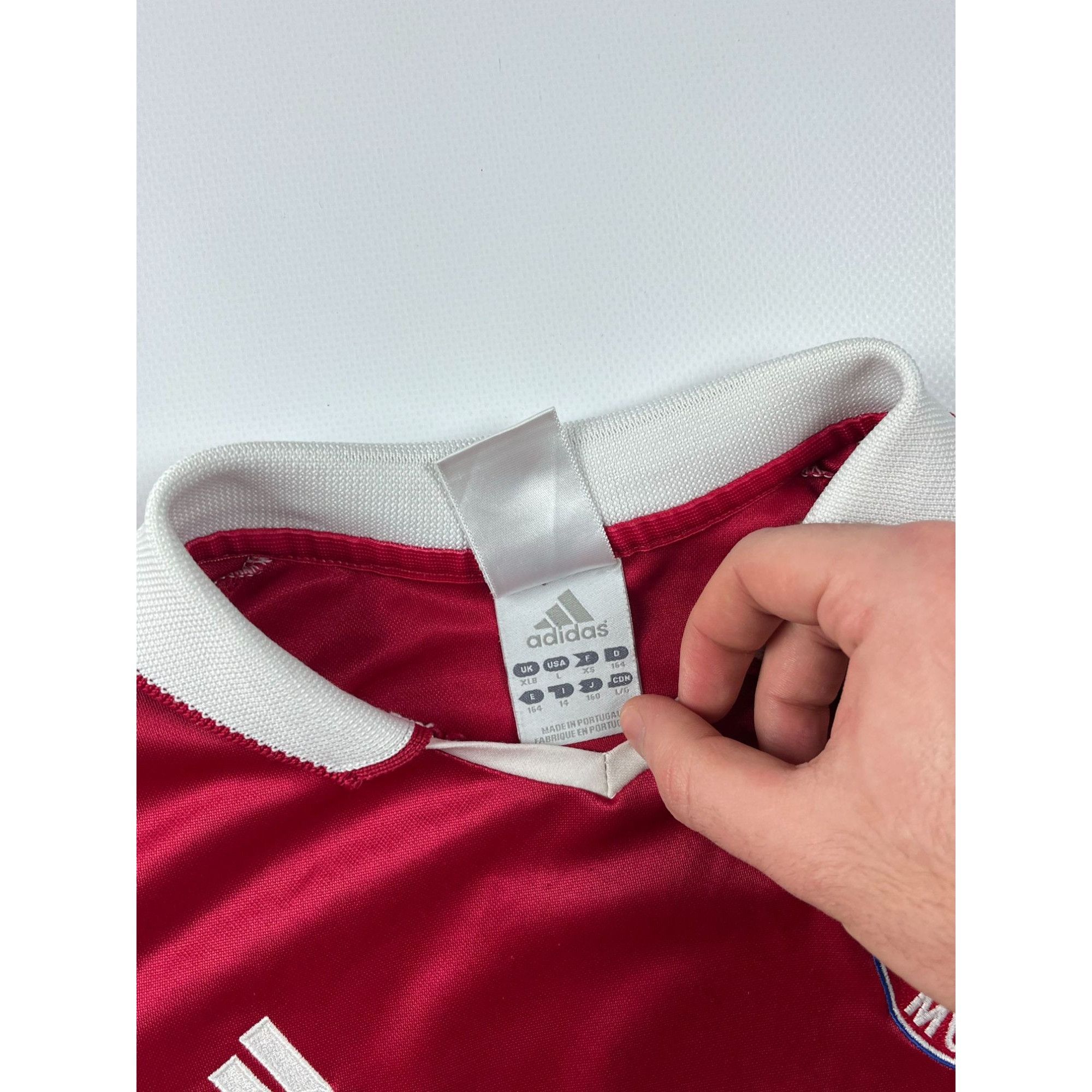 Adidas × Jerzees Vintage Bayern Munich 2003-2004 Adidas Soccer Jersey Size US S / EU 44-46 / 1 - 3 Thumbnail