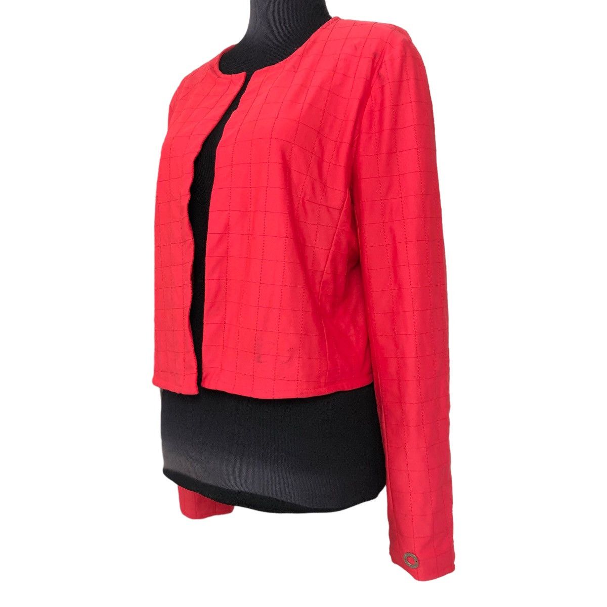 Chanel Chanel Lipstick Red Quilted Nylon Jacket Size S / US 4 / IT 40 - 2 Thumbnail