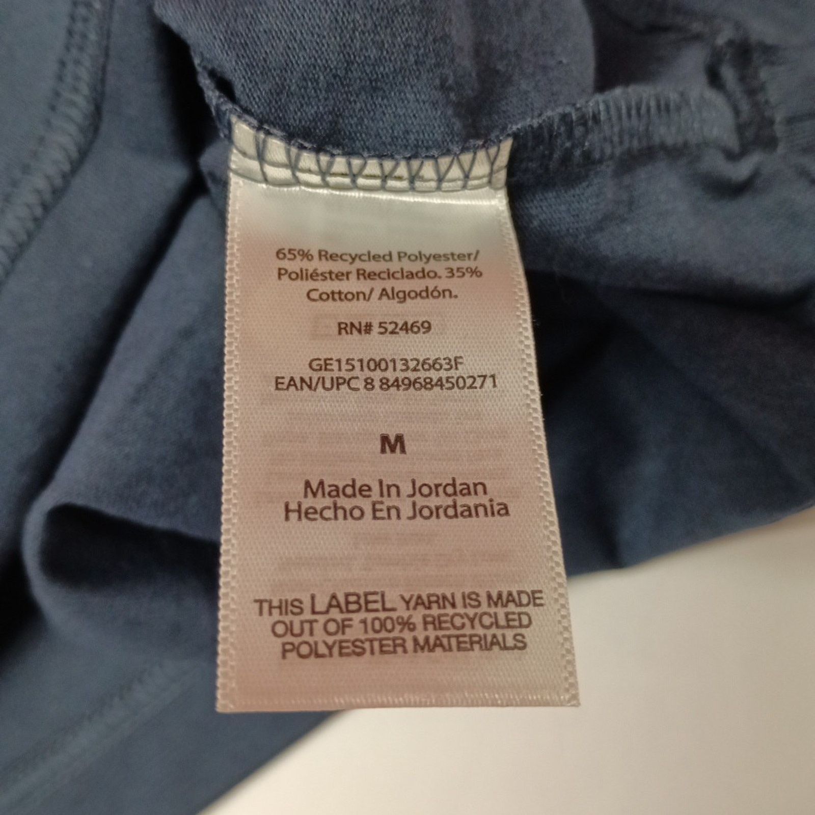 George George Men T-Shirt Short Sleeve Size M Blue Moisture Wicking Size US M / EU 48-50 / 2 - 6 Thumbnail
