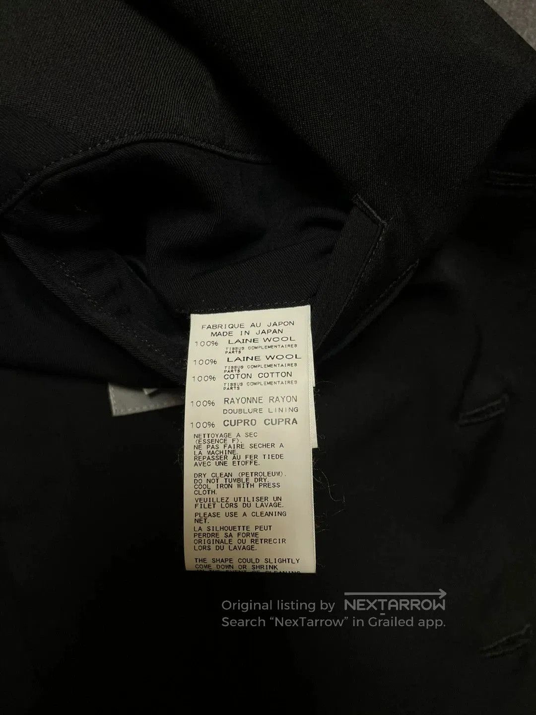 Yohji Yamamoto Yohji Yamamoto 15AW Triple Panel Jacket. Size US S / EU 44-46 / 1 - 4 Thumbnail