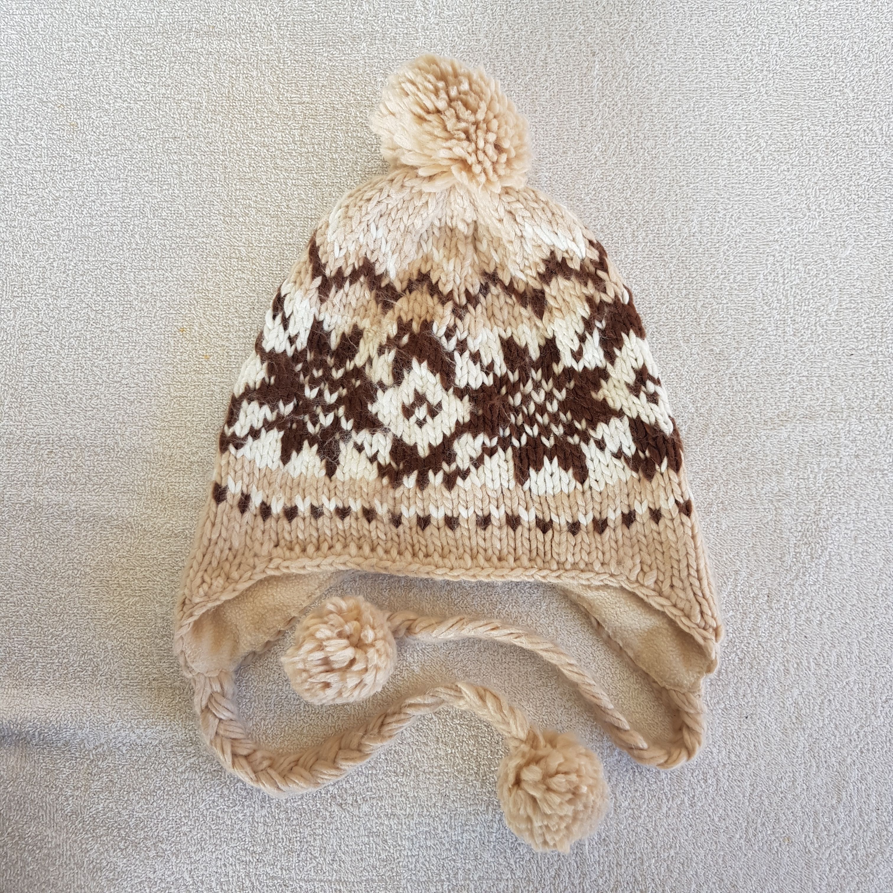 Other Vintage Japanese Earflap Beanie Winter Snow Caps Knit Hats. Size ONE SIZE - 1 Thumbnail