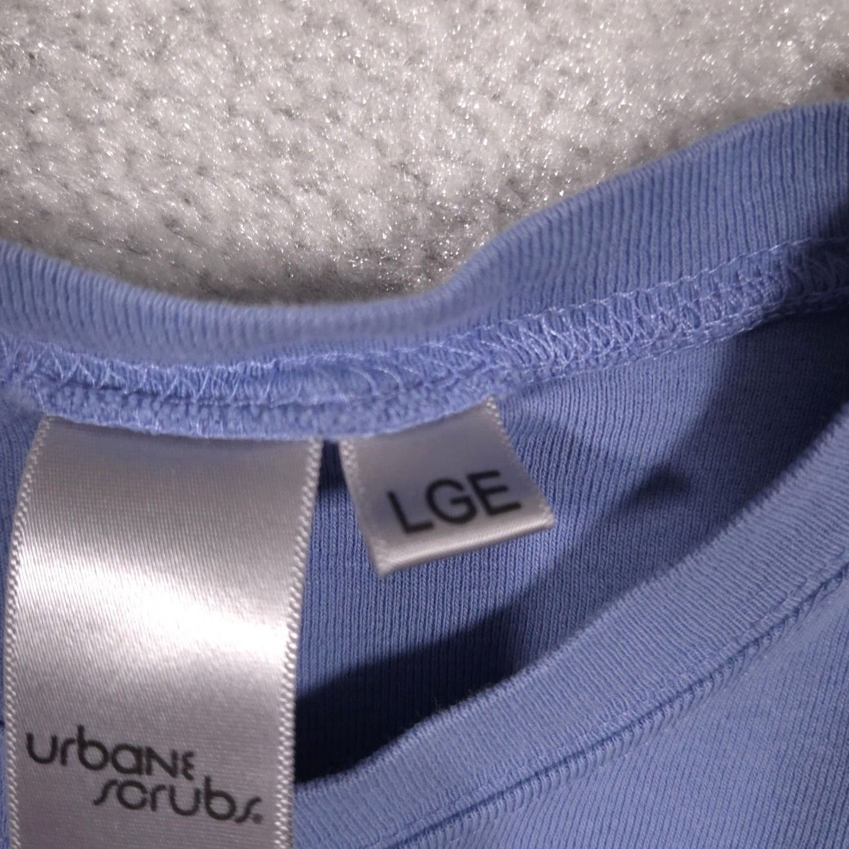 Vintage Urbane Scrubs Shirt Womens Large Blue Long Sleeve Knit Crewneck Cotton Tee Top Size L / US 10 / IT 46 - 6 Thumbnail