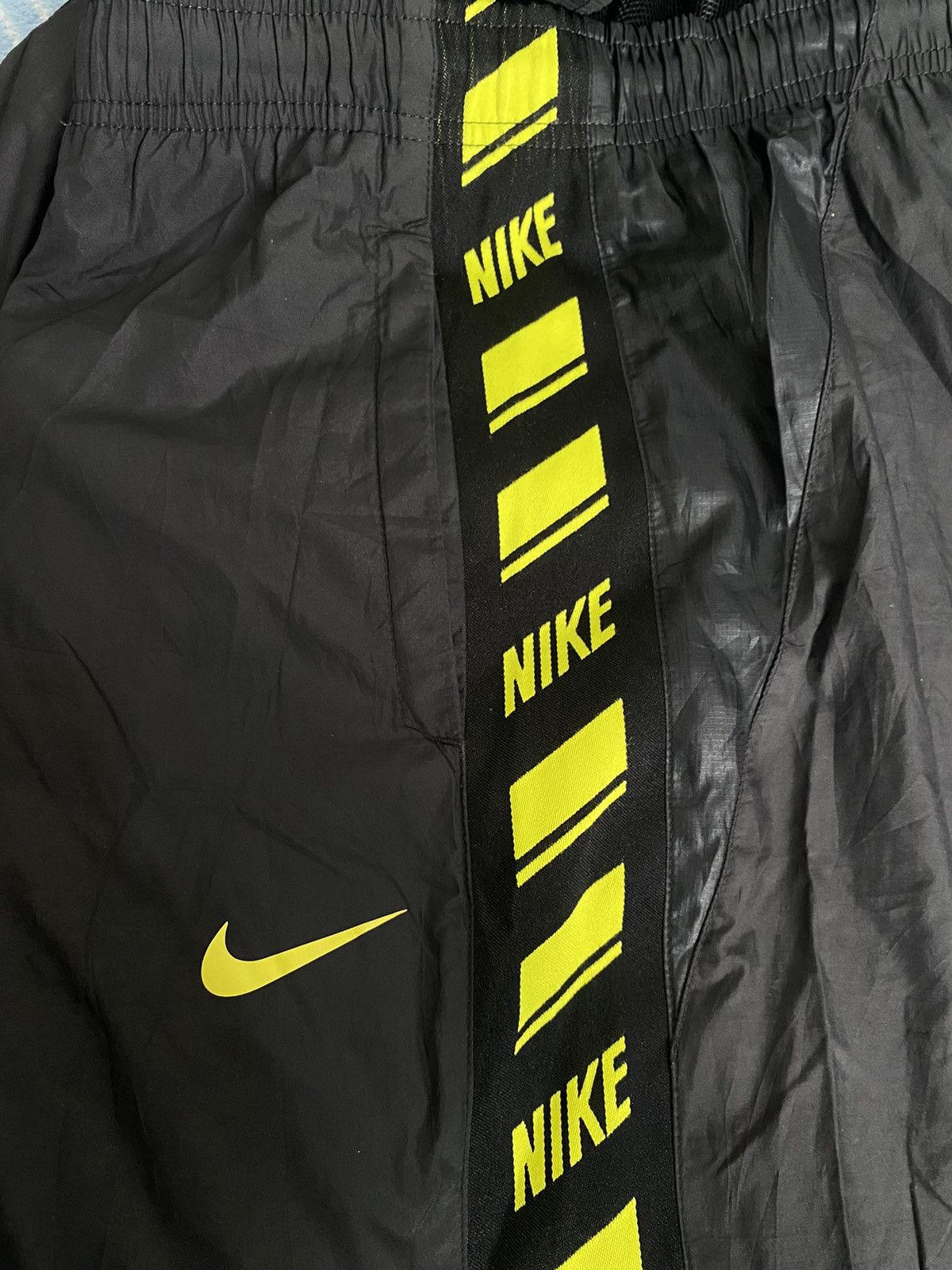 Nike × Vintage Y2K Vintage Nike Neon Stripes Track Pants Size US 38 / EU 54 - 3 Thumbnail
