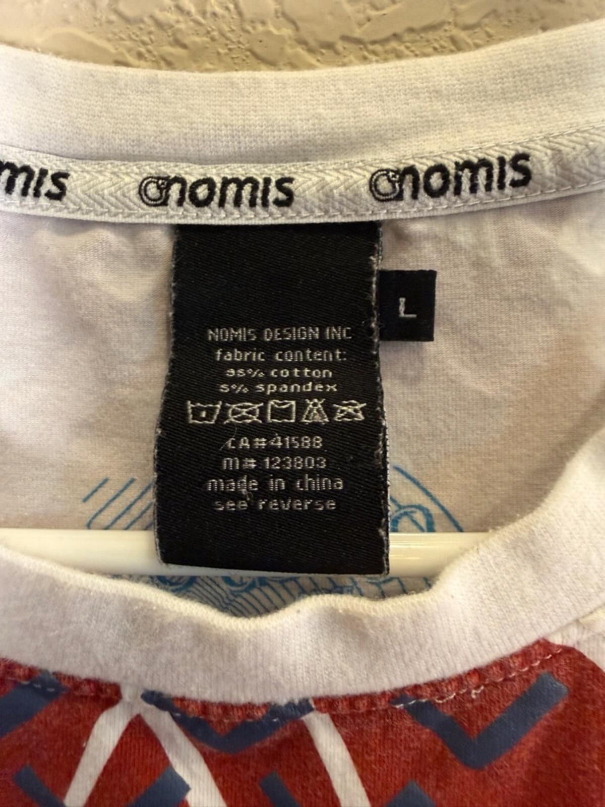 NOMIS Nomis Vintage Women’s Athletic Snowboard Streetwear Tee sz L Size L / US 10 / IT 46 - 4 Thumbnail