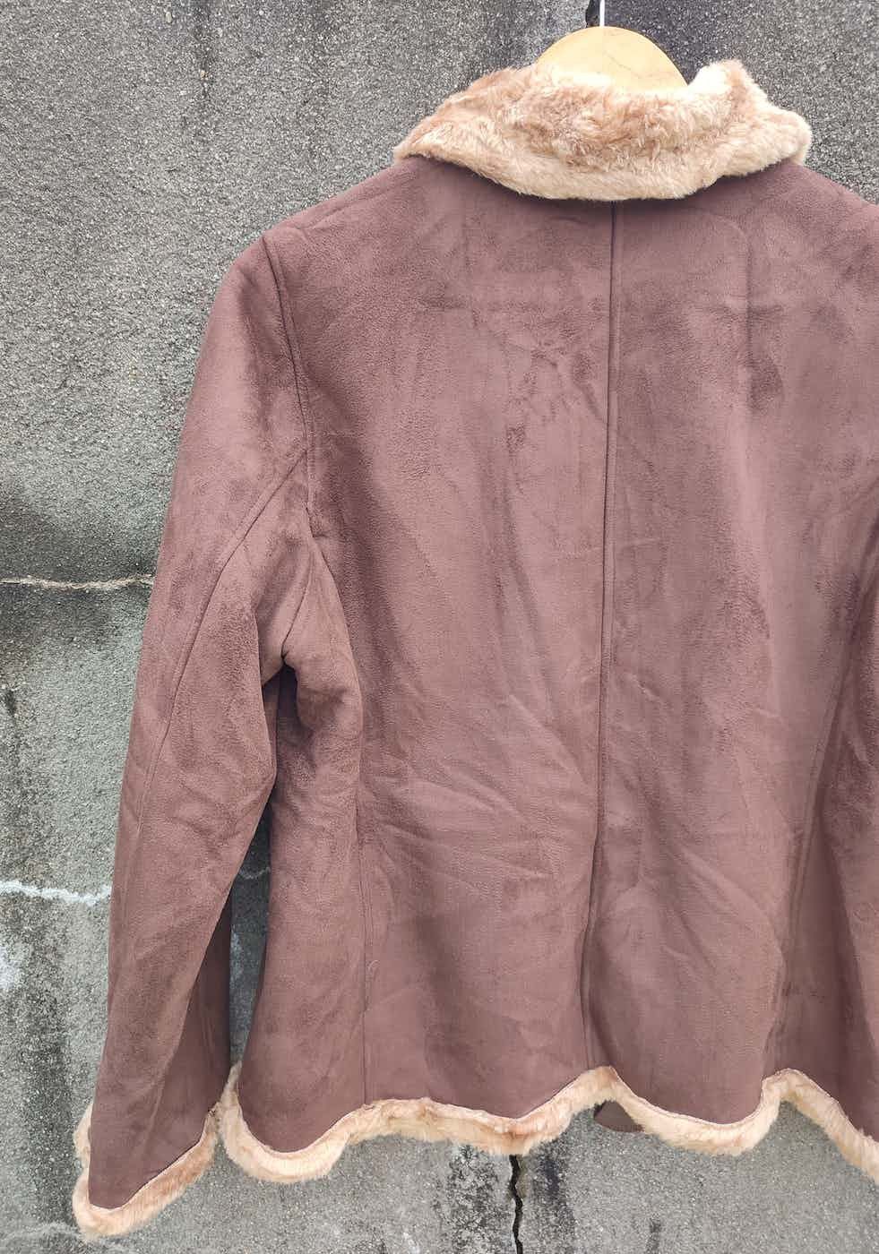 Designer × Japanese Brand Vintage First Bell Faux Shearling Zip Jacket (Japan) Size US M / EU 48-50 / 2 - 7 Thumbnail