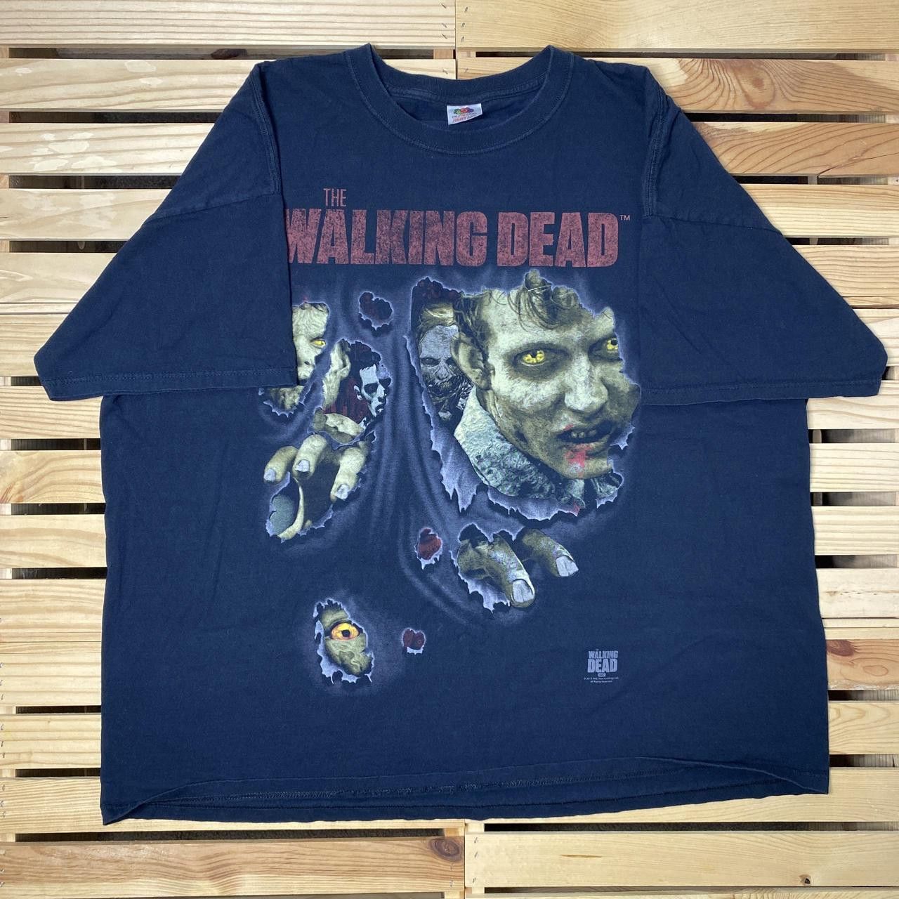 Fruit Of The Loom The Walking Dead 2013 Black TV Show Promo Tee Size 3XL Size US XXL / EU 58 / 5 - 1 Thumbnail