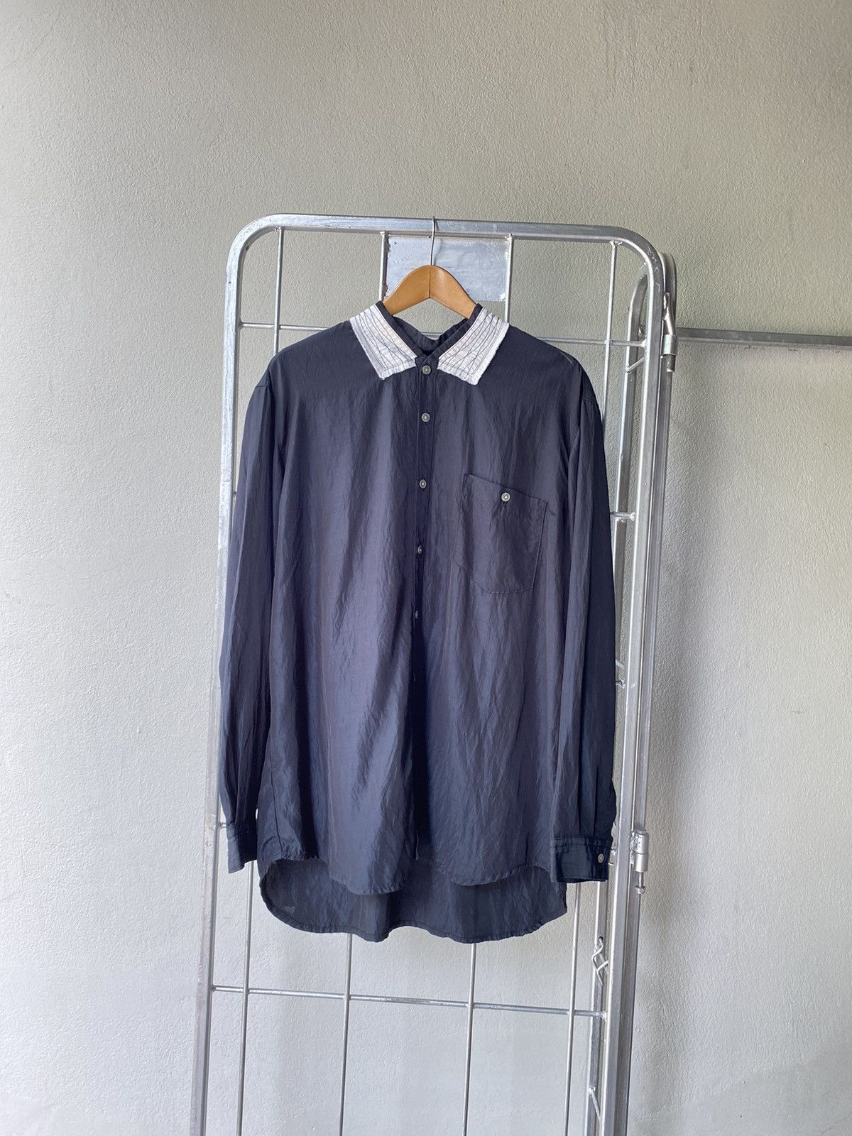 Marithe + Francois Girbaud Marithe Francois Girbaud black rayon shirt Size US M / EU 48-50 / 2 - 8 Thumbnail