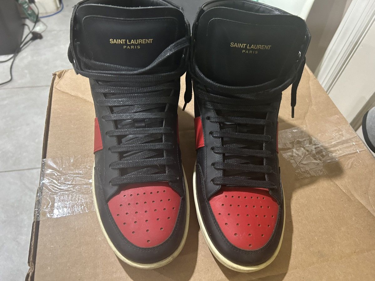 Yves Saint Laurent SAINT LAURENT 10H High Top Sneaker Size US 8 / EU 41 - 5 Thumbnail