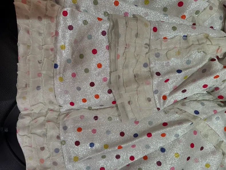Valentino Valentino Polka dot silk trimmed lace dress Size S / US 4 / IT 40 - 4 Thumbnail