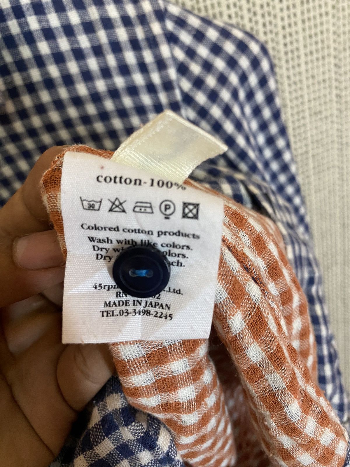 45rpm 45rpm shirt button ups longsleeve box check Size US S / EU 44-46 / 1 - 6 Thumbnail