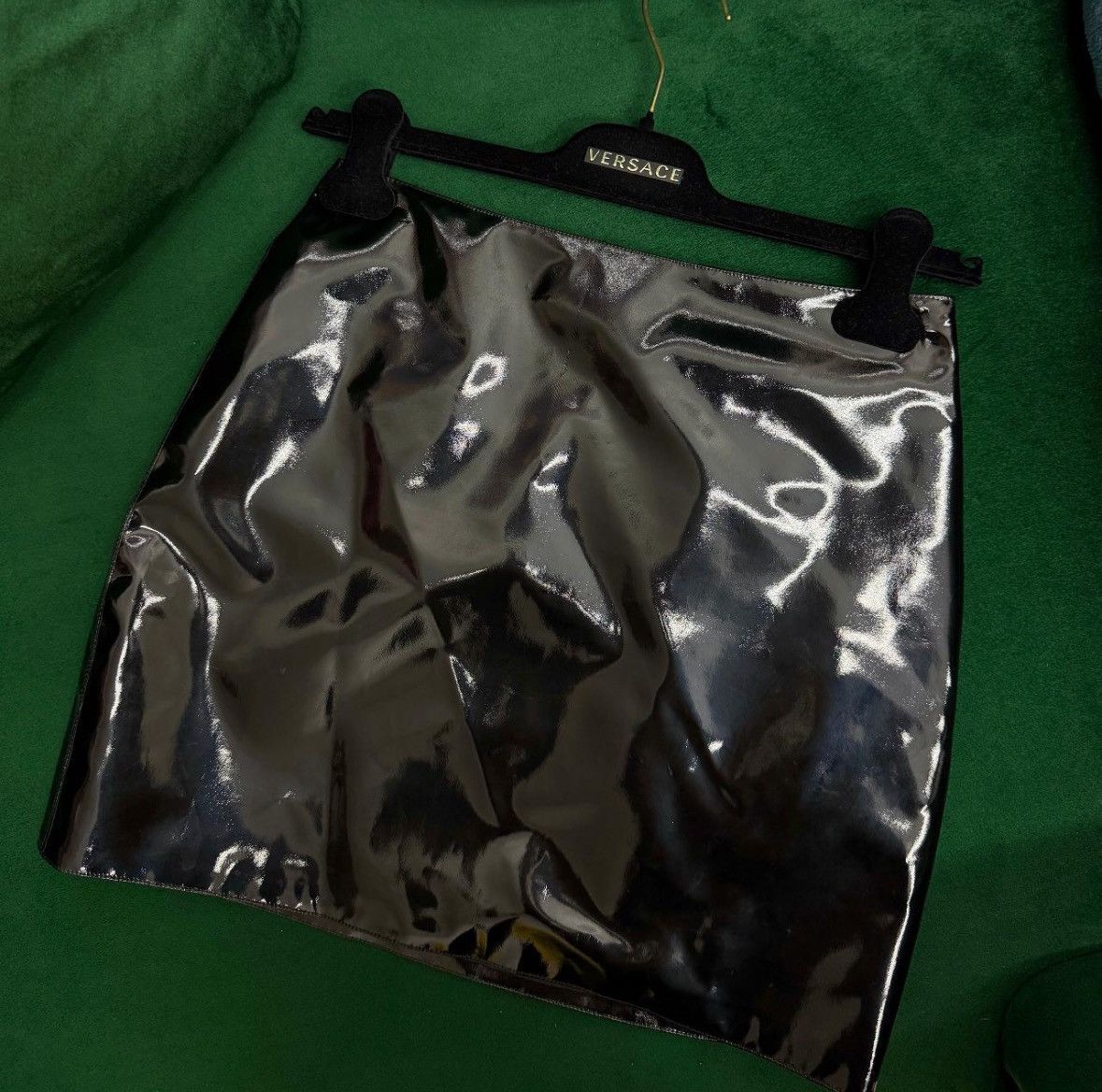 Versace Versace vinyl mini skirt Size 25" / US 0 / IT 36 - 4 Thumbnail