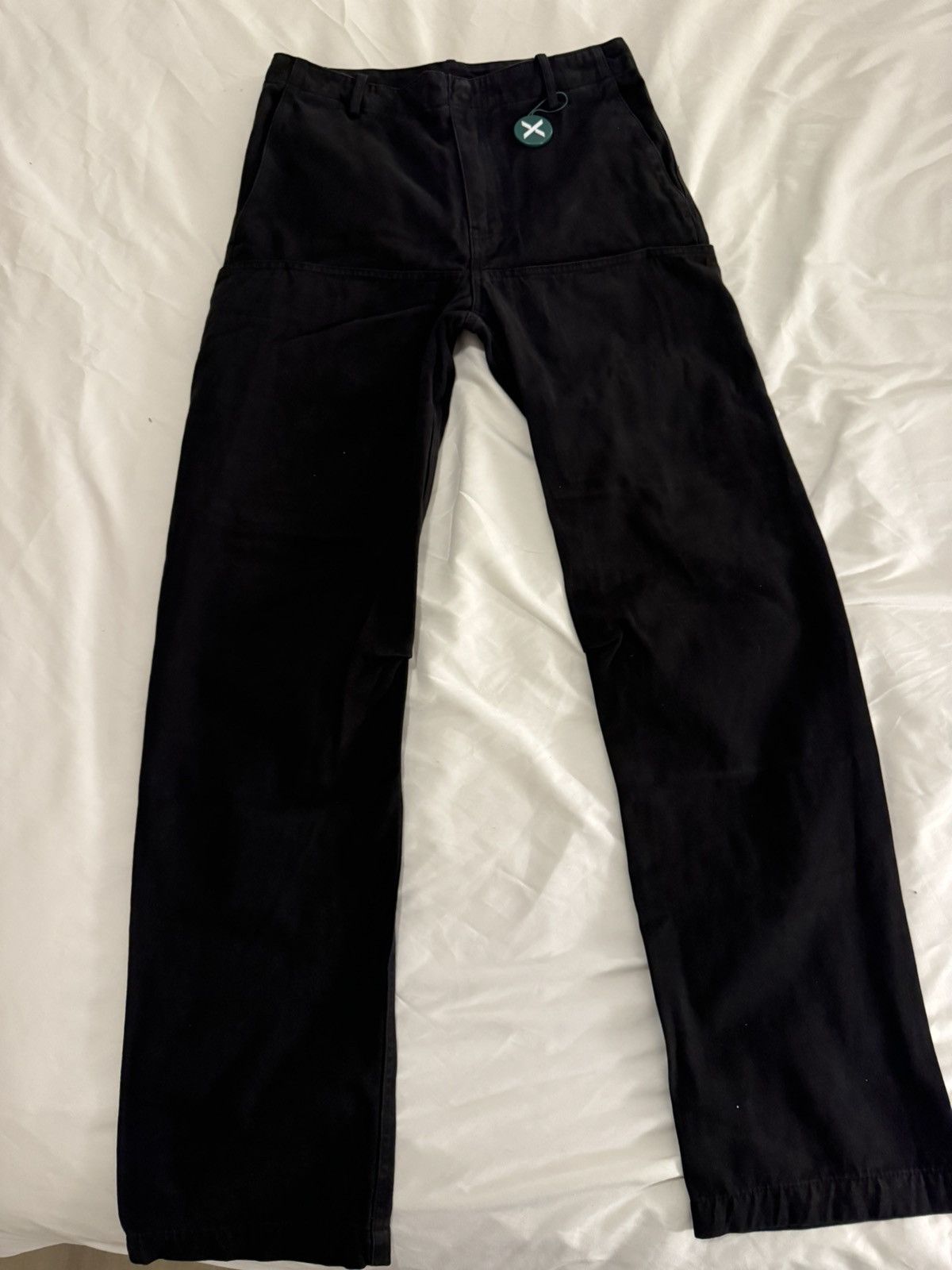 Balenciaga × Gap × Yeezy Yeezy Gap Engineered by Balenciaga Sateen Cargo Pant Black Size US 28 / EU 44 - 6 Thumbnail